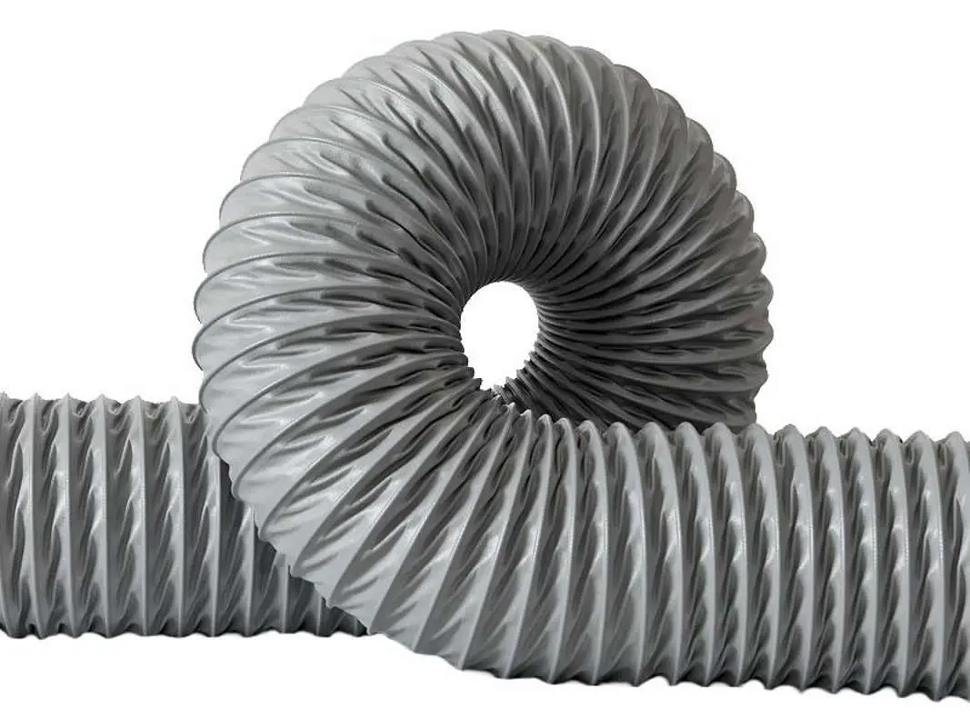 Изображение товара Полиэфирный воздуховод TEX PVC-F-300-160/10 10м серый для вентиляции и газотранспортировки