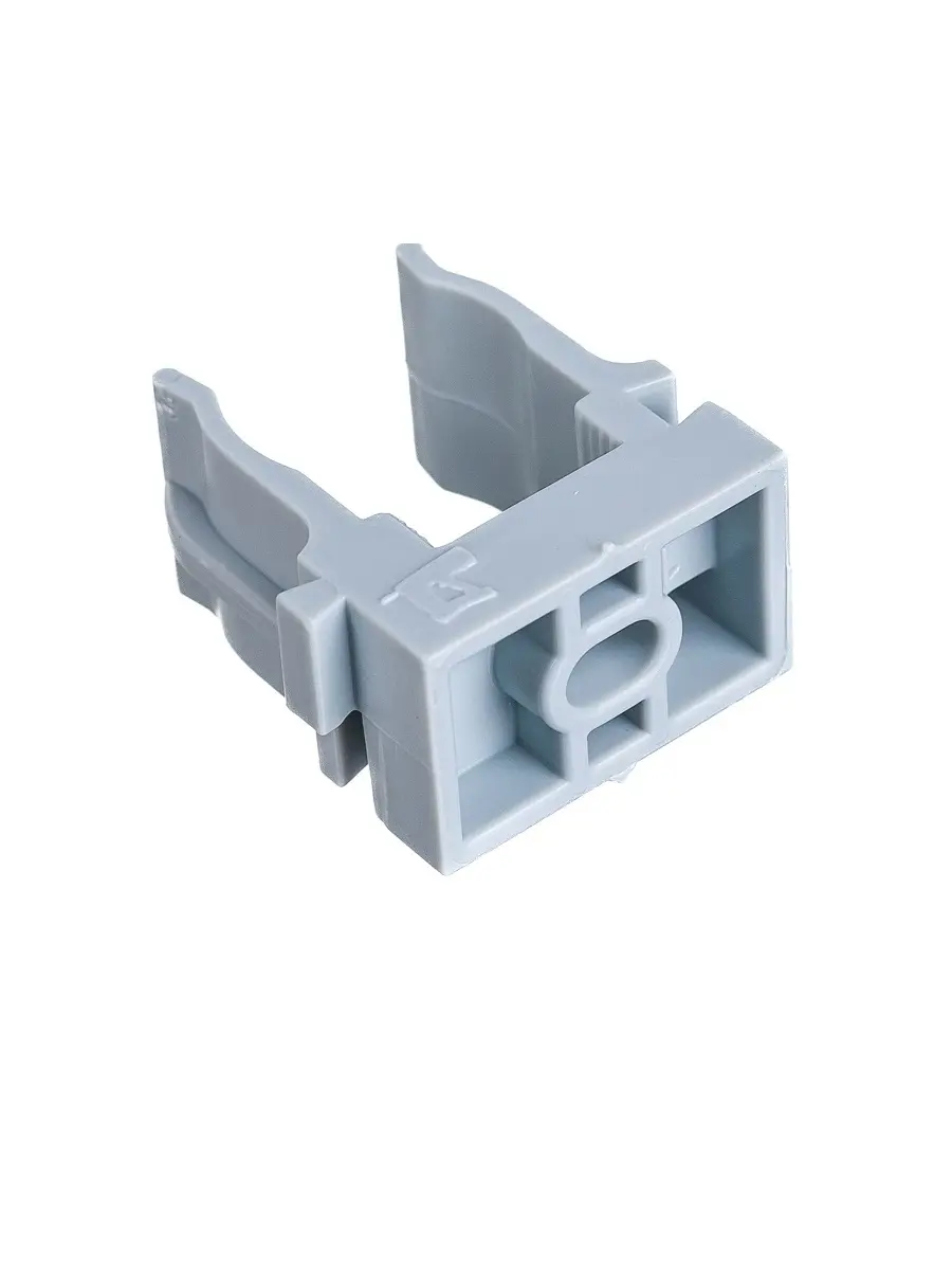 Изображение товара Крепеж-клипса Промрукав для труб и монтажного пистолета Ø16 серая 100 шт