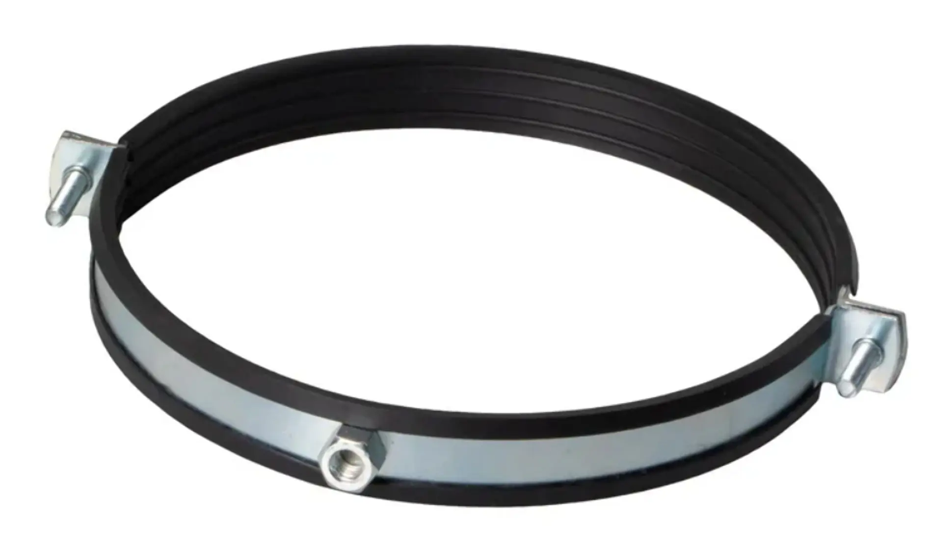 Изображение товара Хомут для воздуховода Шамрай D250 мм с уплотнителем оцинкованная сталь