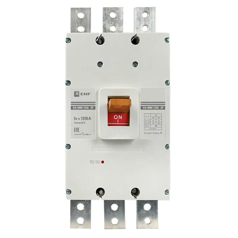 Изображение товара Автоматический выключатель EKF ВА-99М 3P C50A 35кА