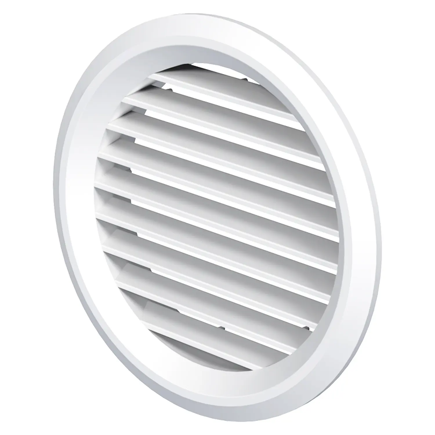 Изображение товара Решетка вентиляционная с сеткой Leptonika ДМКвс D100 мм пластик цвет белый