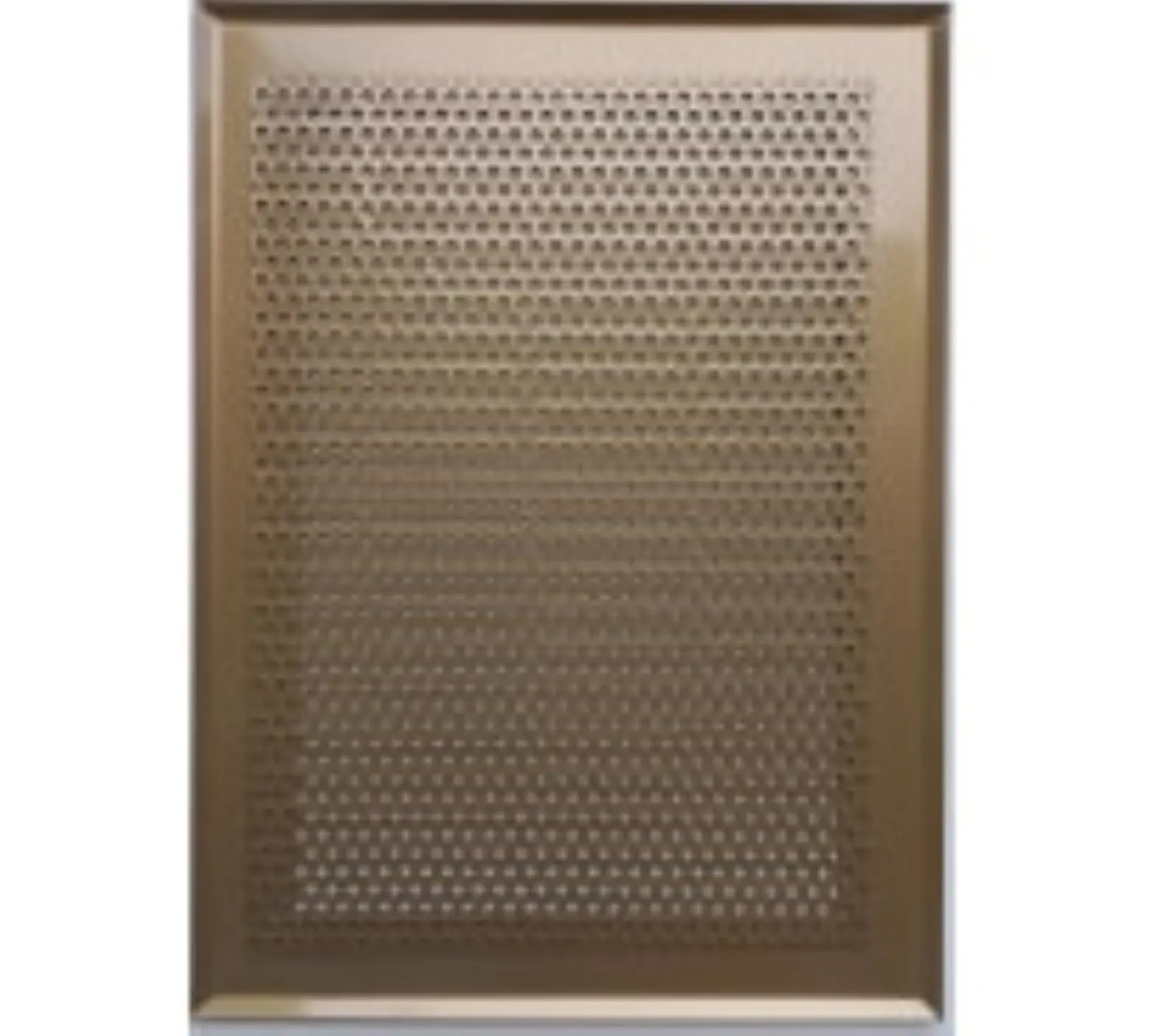 Изображение товара Решетка вентиляционная Шамрай 180x240 мм сталь перфорация кружок цвет золотой