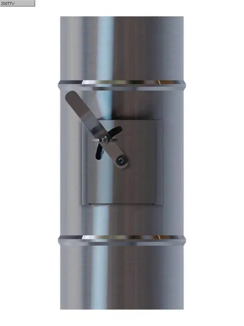 Изображение товара Дроссель-клапан для круглых воздуховодов Era Pro D315 мм оцинкованная сталь