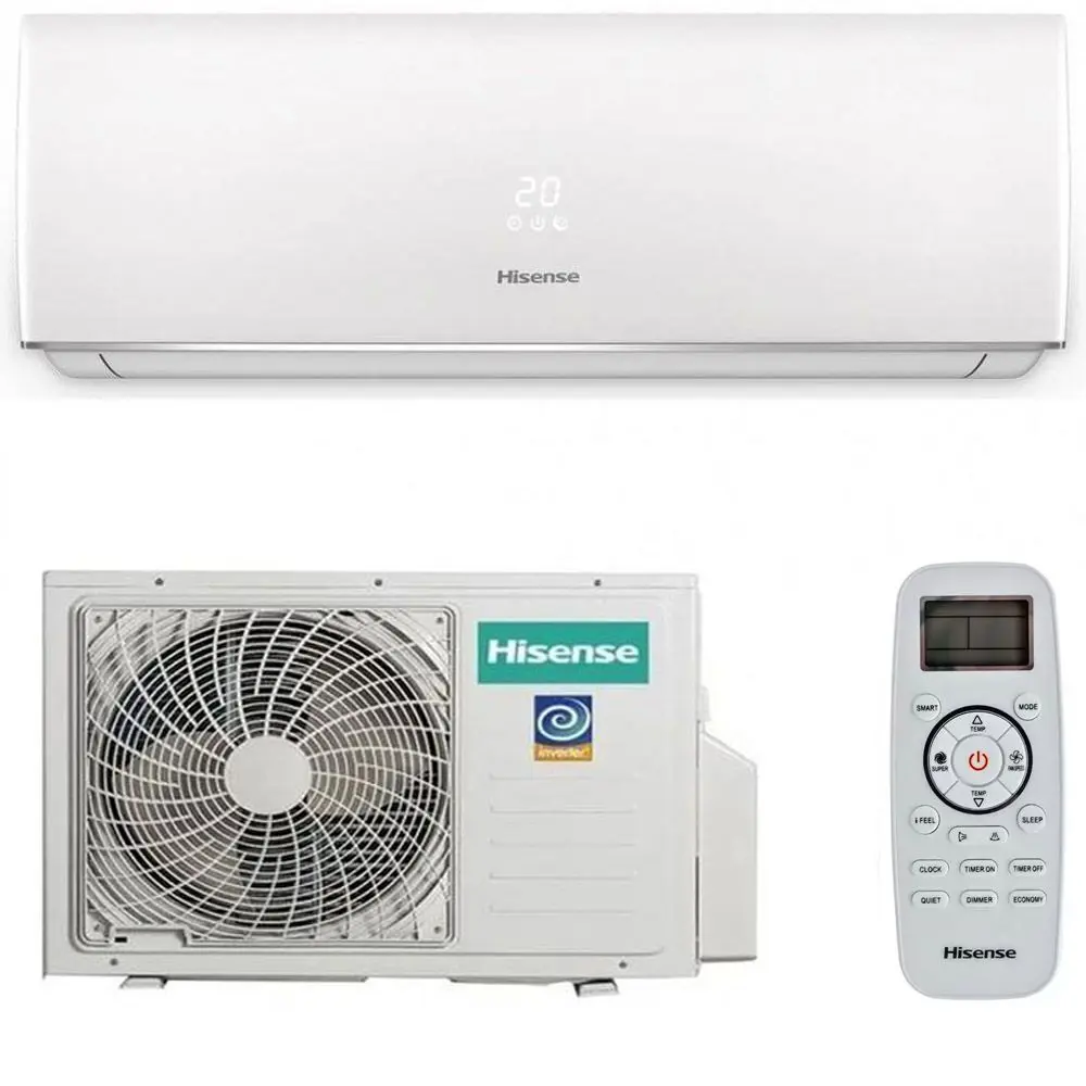 Изображение товара Сплит-система инверторная Hisense AS-24UW4RFBDB00 24K BTU охлаждение/обогрев