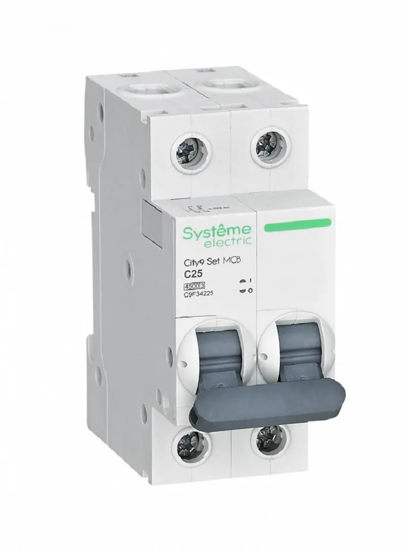 Изображение товара Автоматический выключатель Systeme electric City9 Set 2P C25 А 4.5 кА C9F34225