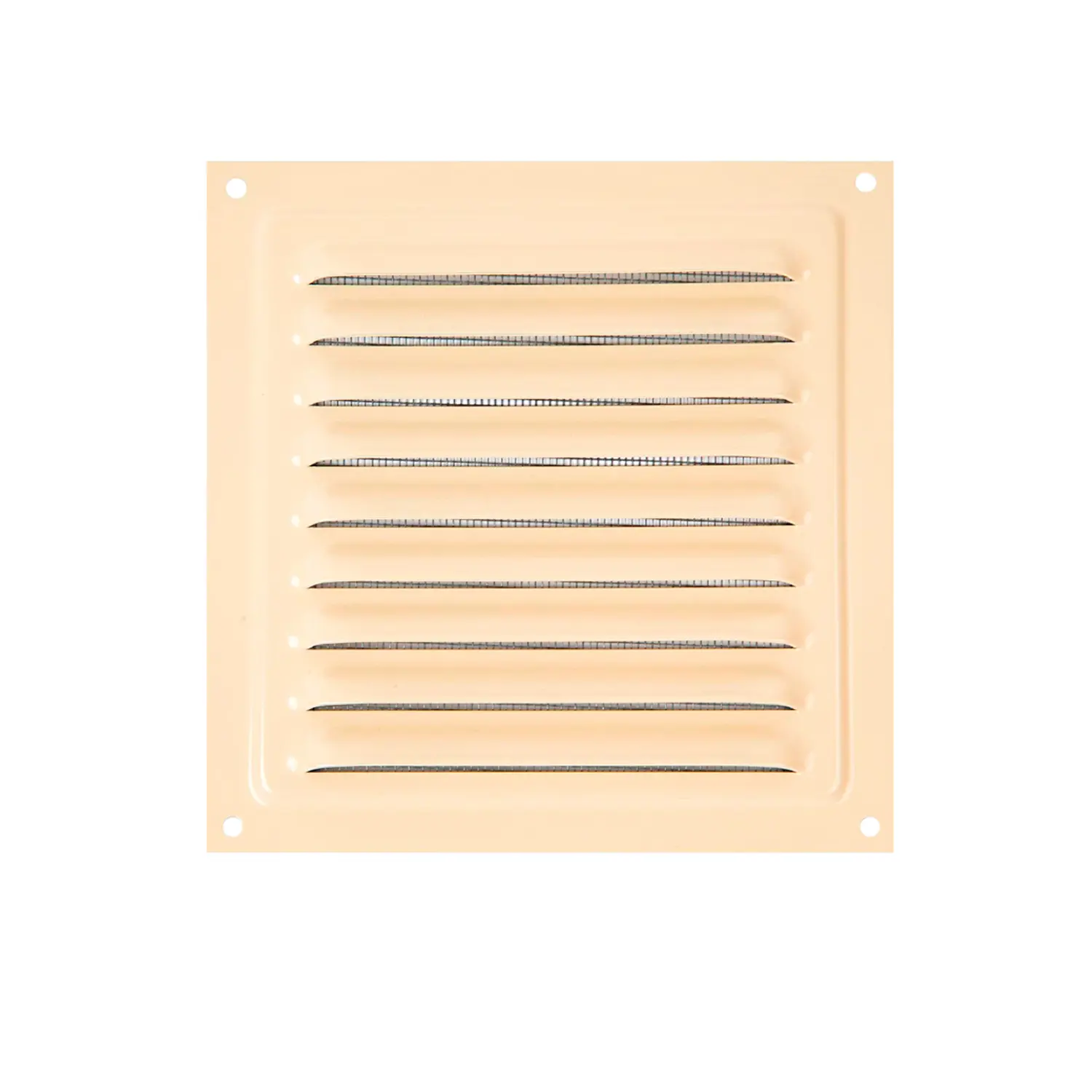 Изображение товара Решетка вентиляционная с сеткой 300x300 мм сталь бежевый Leptonika МДМс