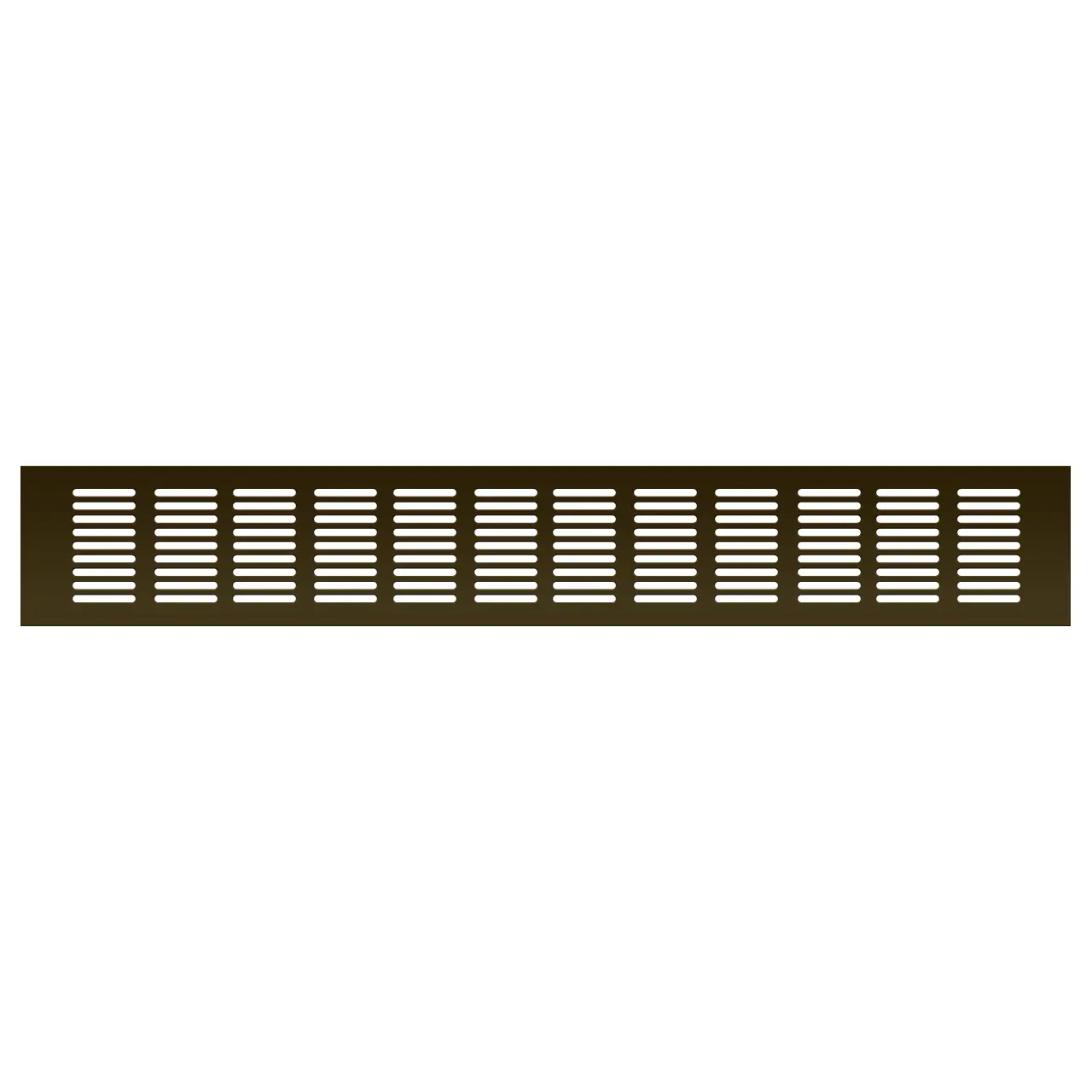 Изображение товара Решетка вентиляционная Благовест 120x500 мм алюминий цвет бронза