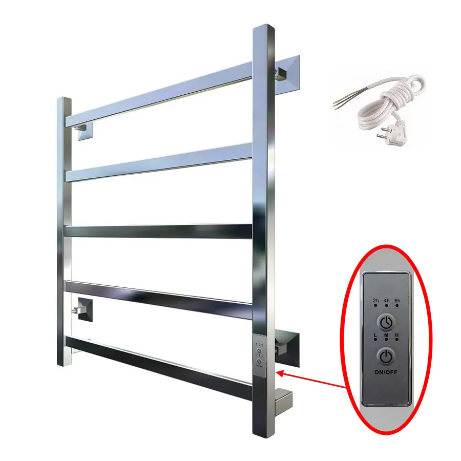 Изображение товара Электрический полотенцесушитель TermoPrime 60 Вт хромированый 600 мм