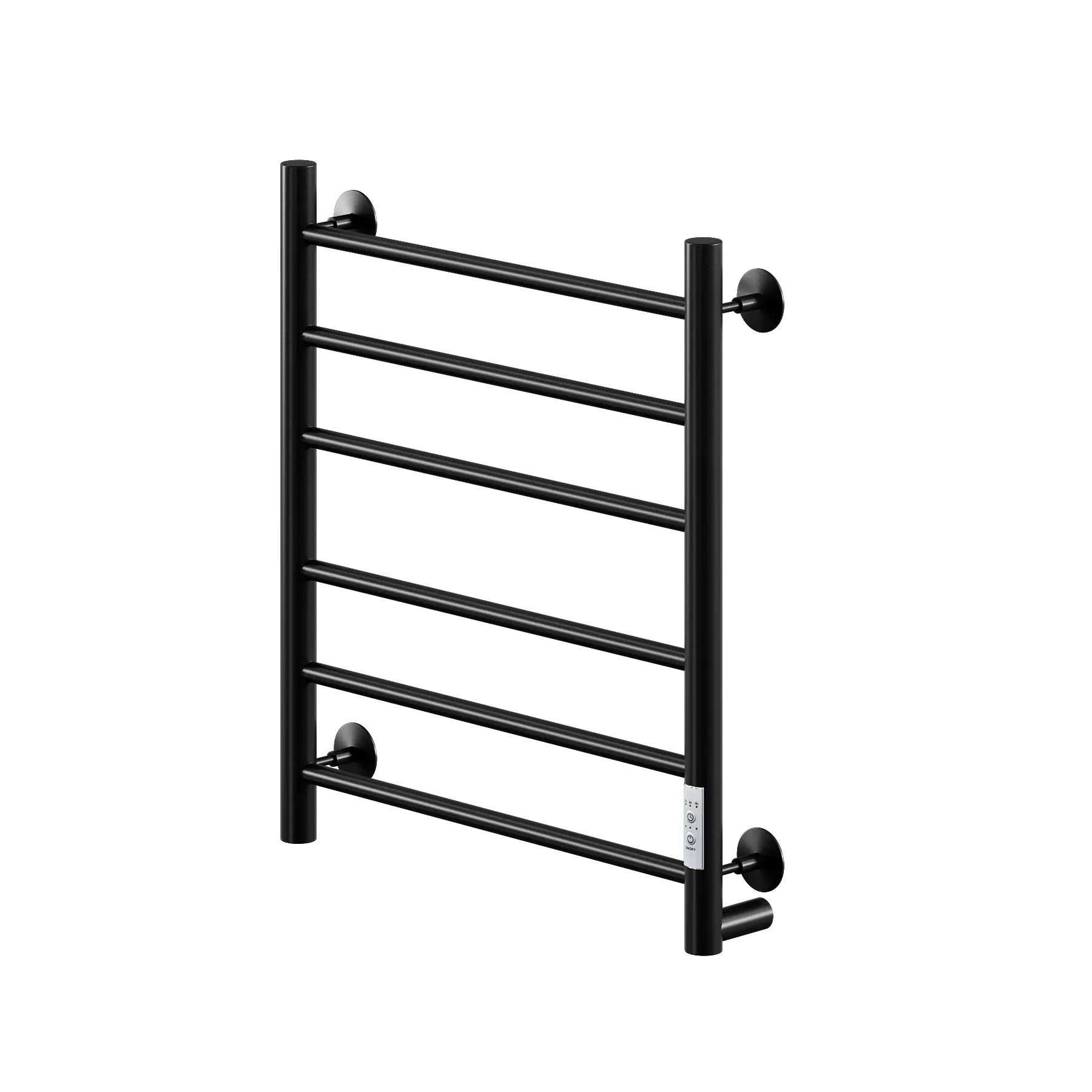 Изображение товара Полотенцесушитель электрический Ника WAY-2 500x600 мм 155 Вт с терморегулятором лесенка цвет черный