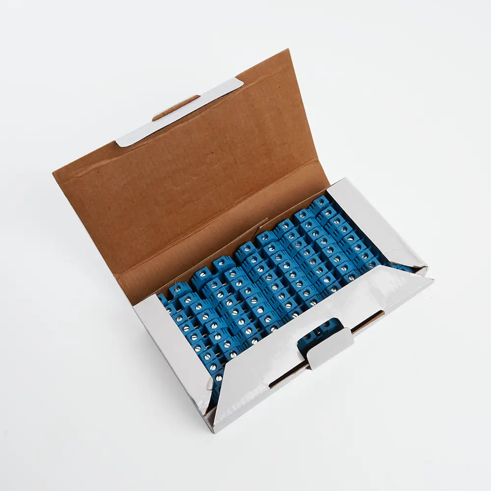 Изображение товара Зажим наборный изолированный винтовой LD551-2-100 10 мм2 синий 50 шт