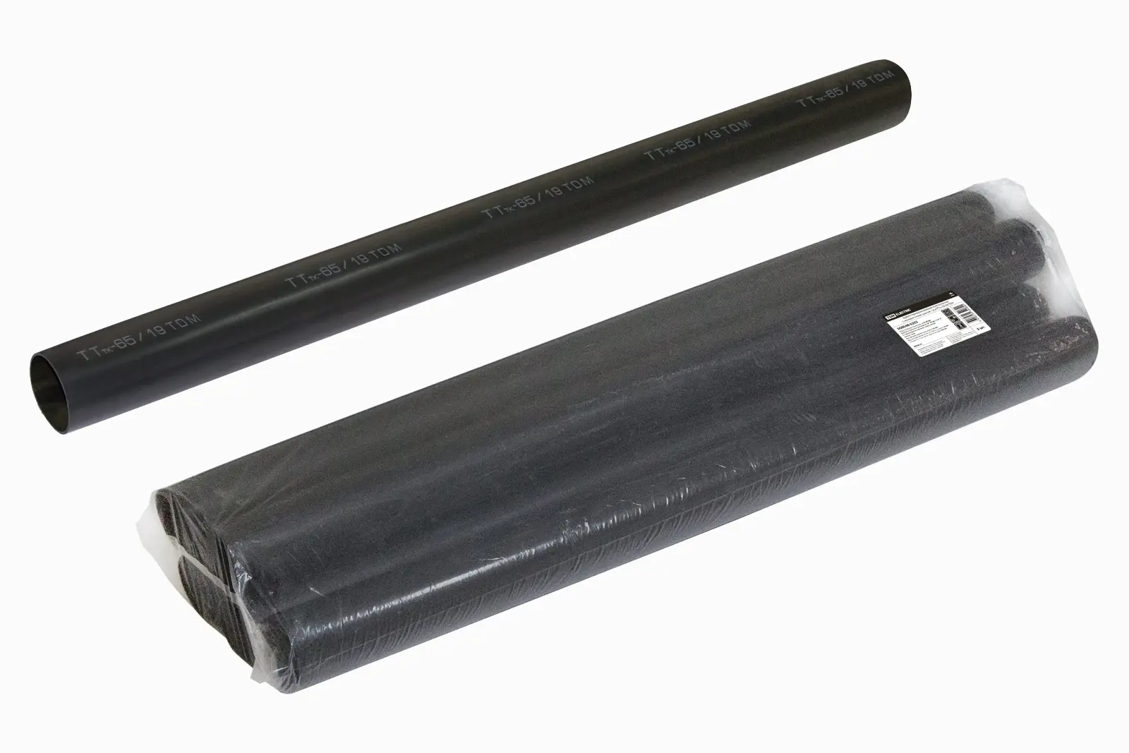Изображение товара Трубка термоусадочная Tdm electric ТТтк-65/19 1.2 м клеевая цвет черный 5 шт.
