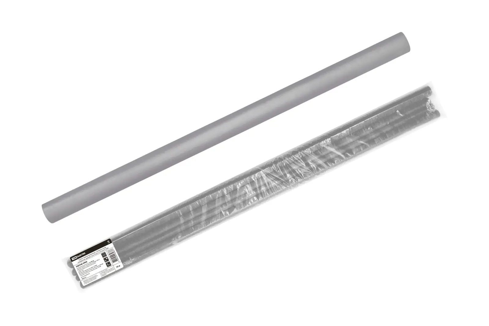 Изображение товара Трубка термоусадочная Tdm electric ТТк 3:1 7.9/2.65-П 1 м клеевая цвет прозрачный 10 шт.