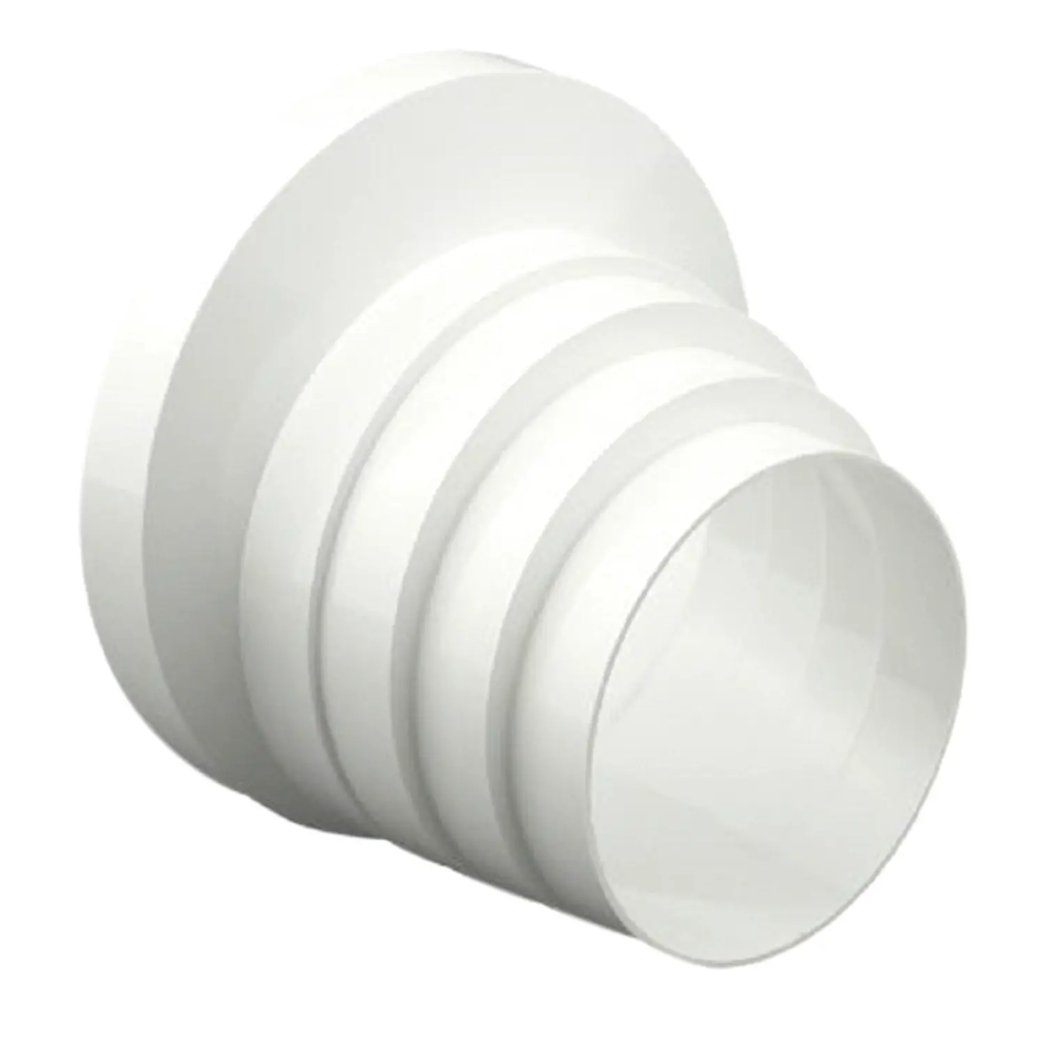 Изображение товара Редуктор асимметричный для круглых каналов Leptonika 160x150x125x120x100x80 мм пластик