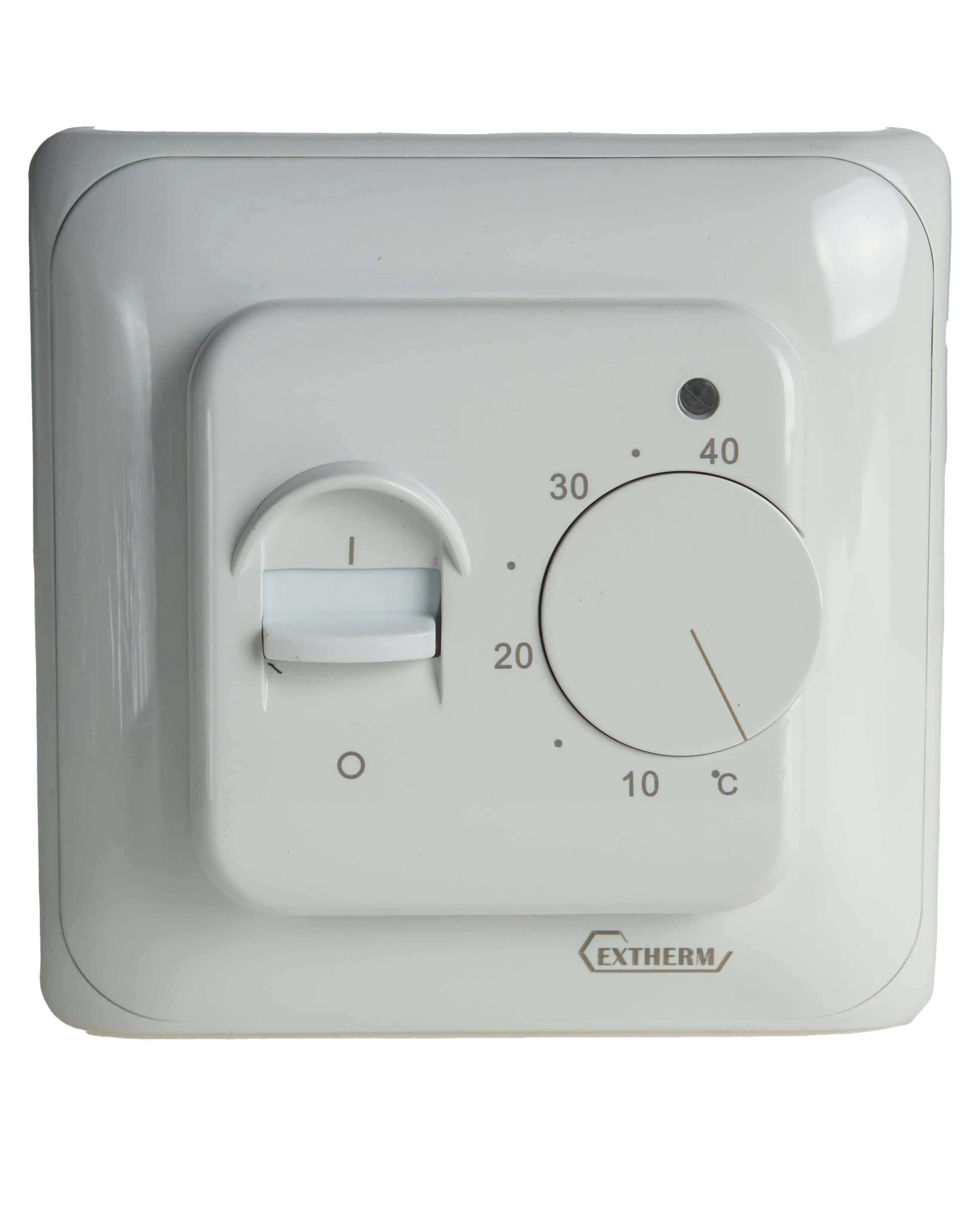 Изображение товара Терморегулятор для теплого пола Extherm MT-26 механический цвет белый