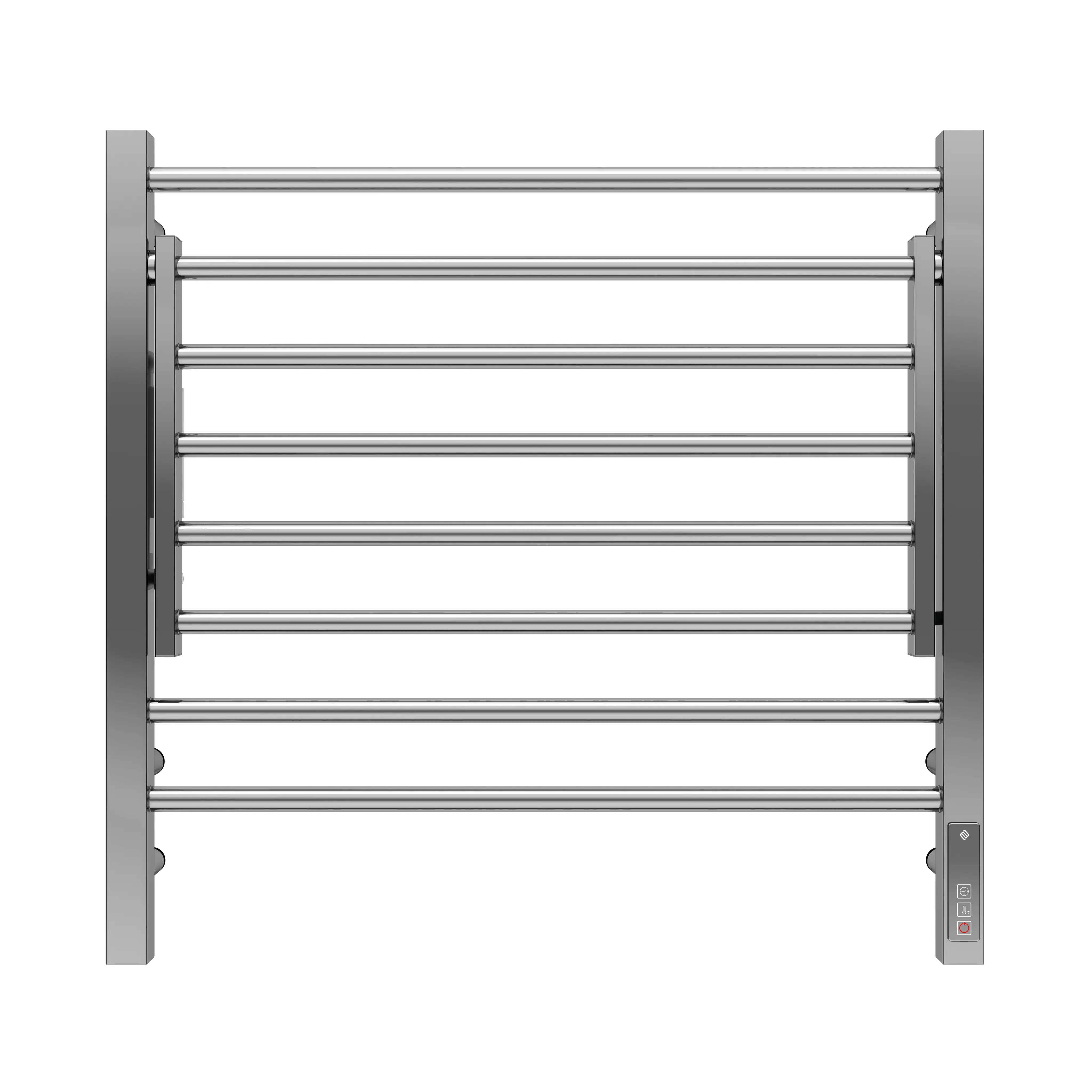 Изображение товара Полотенцесушитель электрический Terminus Горизонт П8 800x600 мм 115 Вт с терморегулятором лесенка цвет хром