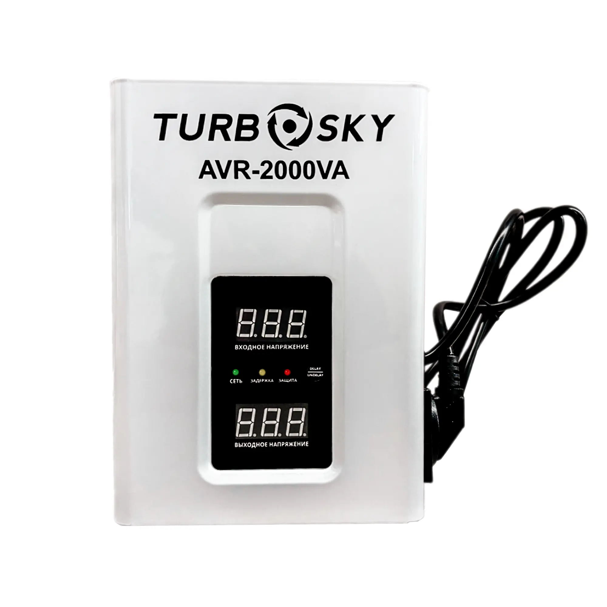 Изображение товара Стабилизатор напряжения Turbosky AVR-2000VA однофазный 2000 ВА 140-270В