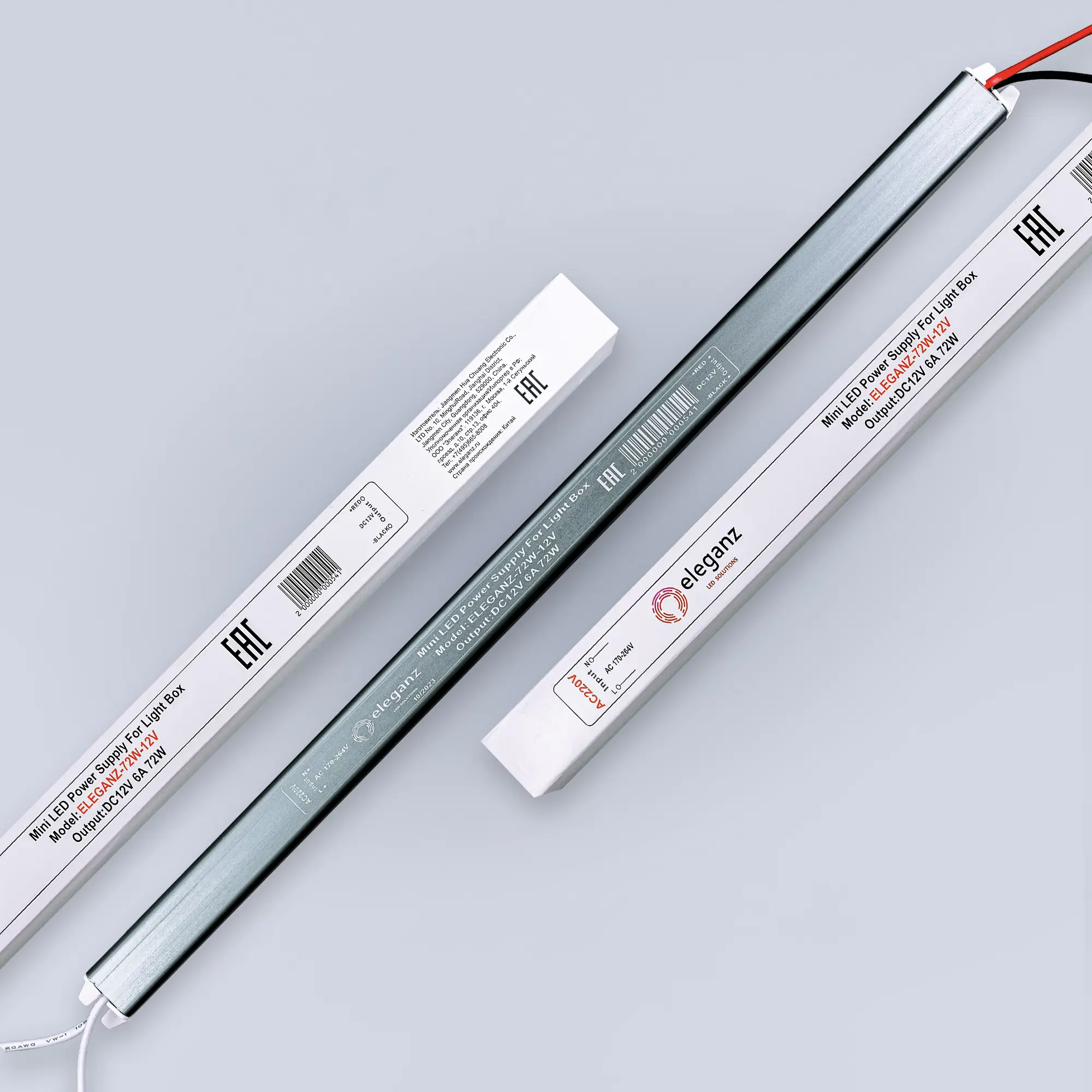 Изображение товара Блок питания Eleganz 1128 для светодиодной ленты 170-240 В 72 Вт IP20