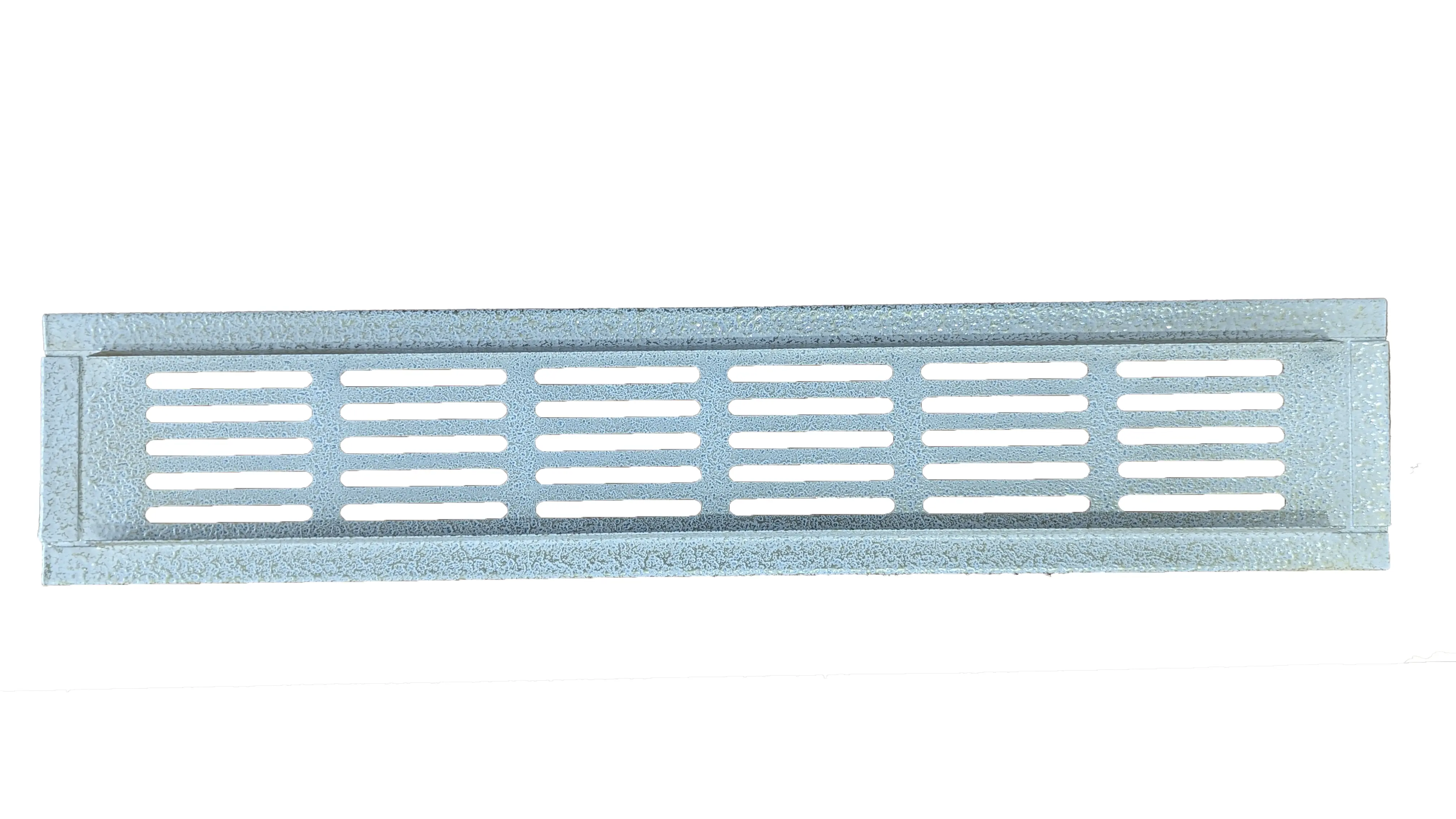 Изображение товара Решетка вентиляционная Шамрай 600x100 мм сталь/алюминий цвет антик белый