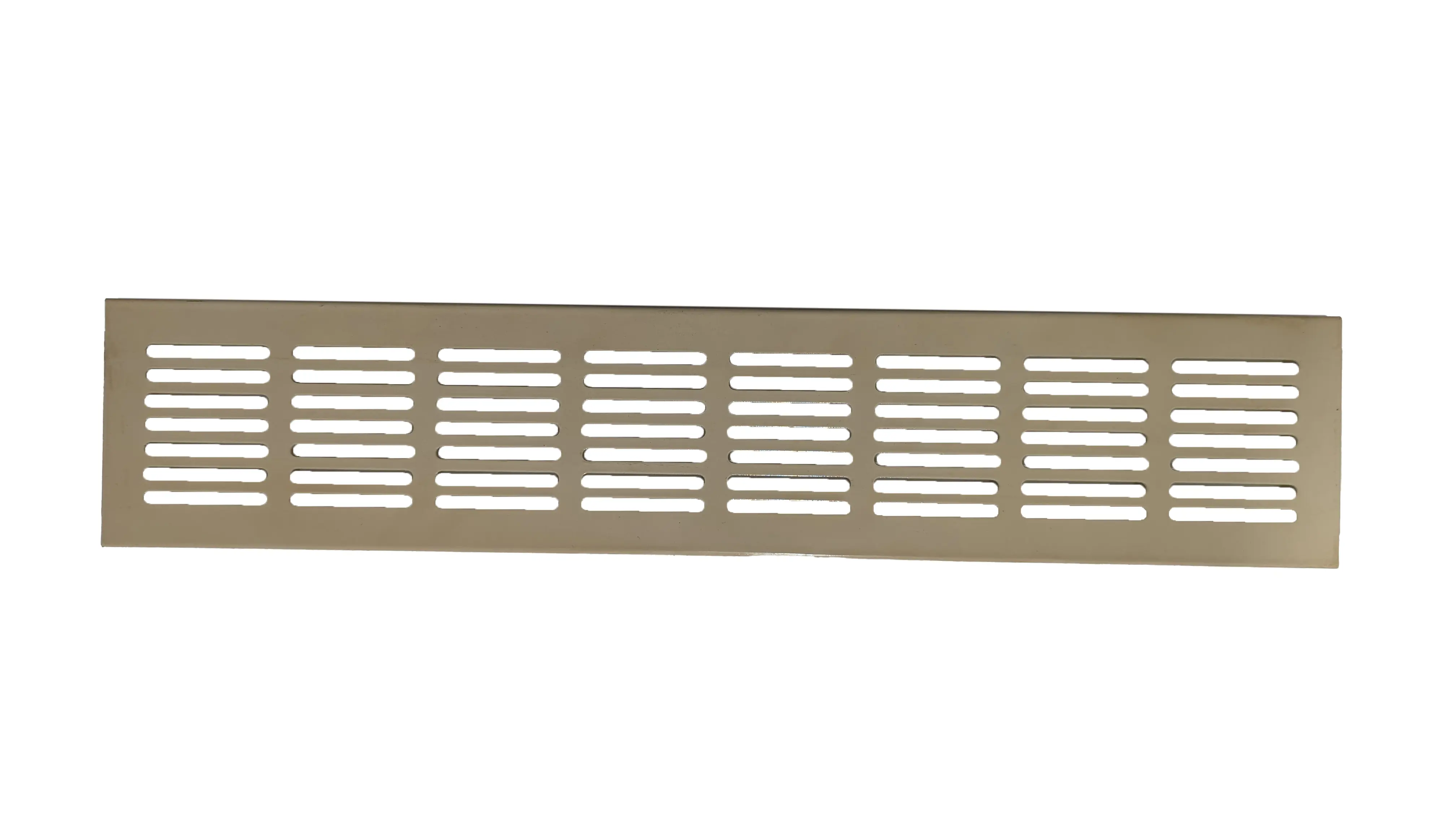 Изображение товара Решетка вентиляционная Шамрай 800x100 мм сталь/алюминий цвет кремовый