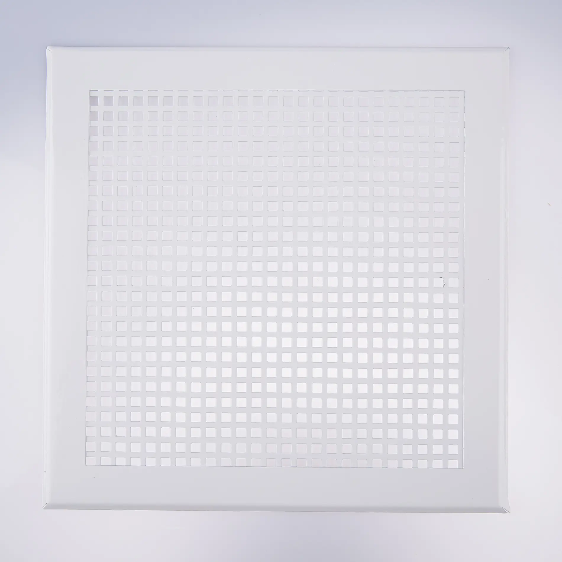 Изображение товара Решетка вентиляционная Шамрай 250x250 мм сталь/алюминий квадрат цвет белый