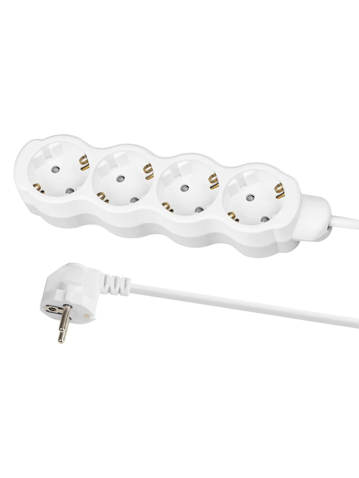 Изображение товара Удлинитель бытовой Tdm electric Люкс 3x0.75 4 розетки 3 м