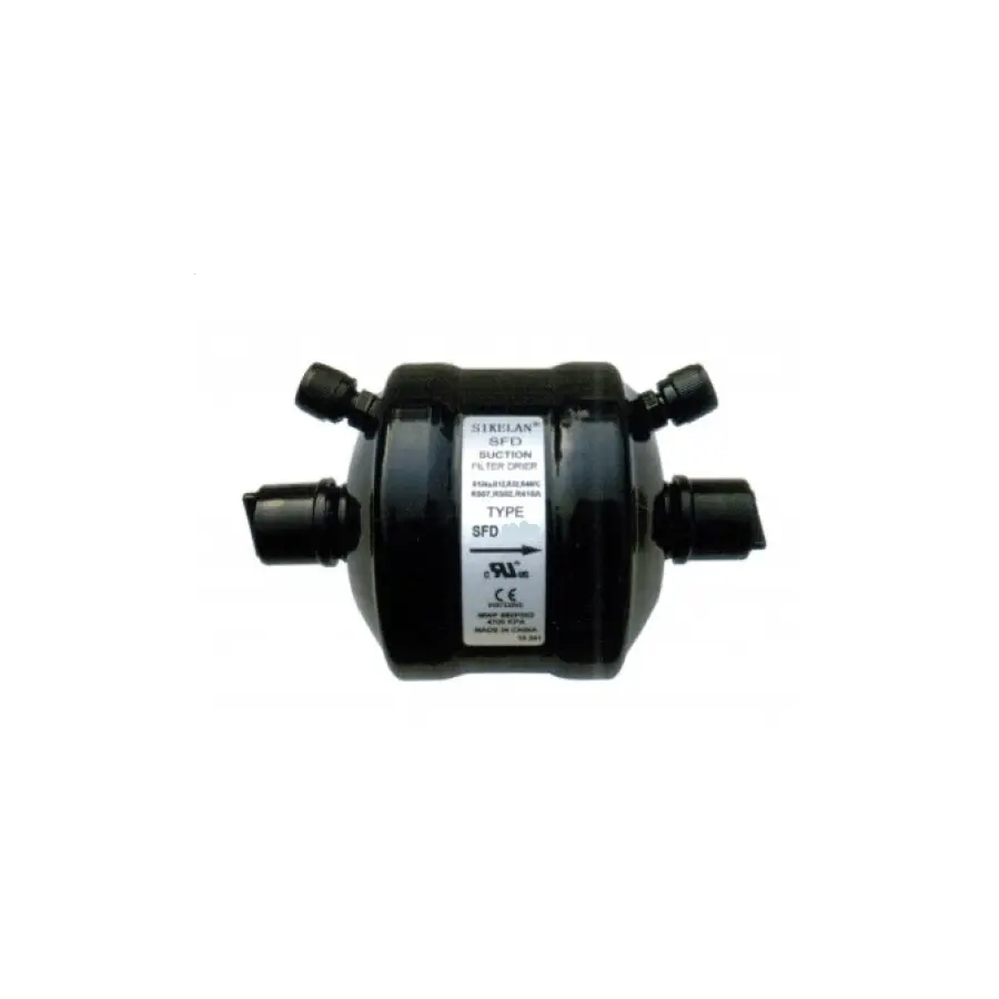 Изображение товара Фильтр-осушитель Sikelan SFD 8-7S 7/8 дюйма на газ, пайка, для кондиционеров и холодильных систем