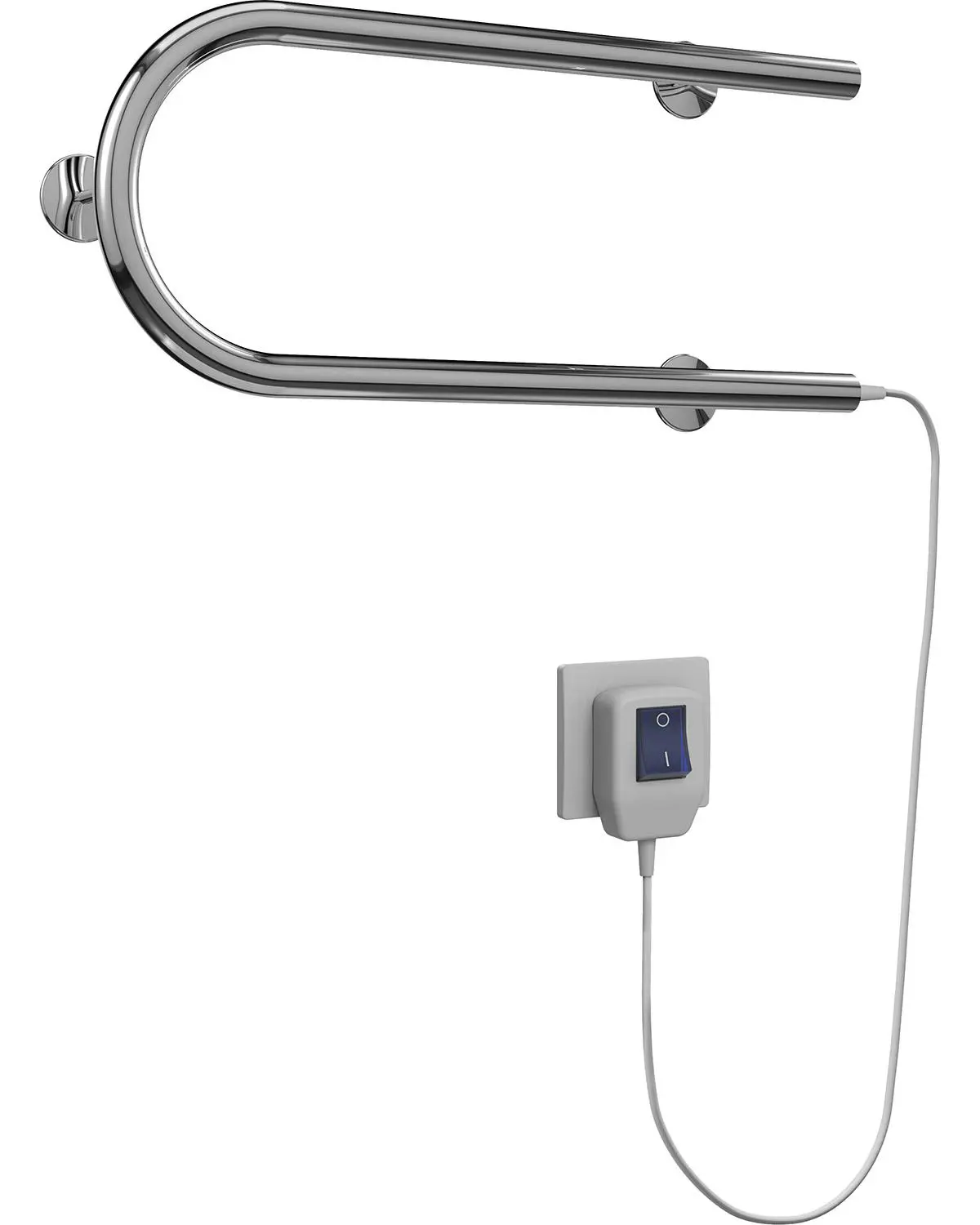 Изображение товара Электрический полотенцесушитель Terminus 600x200 мм 36 Вт П-образный хром Россия