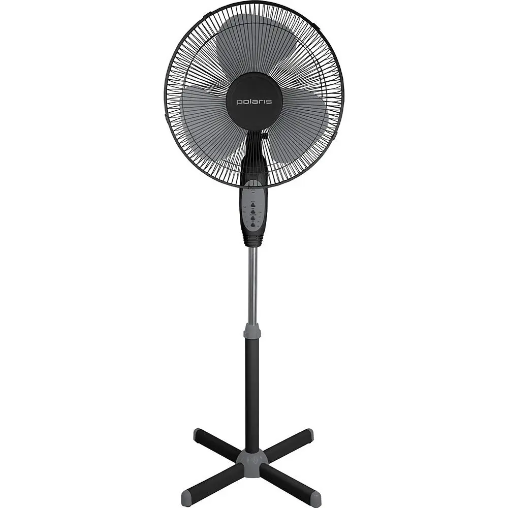 Изображение товара Напольный вентилятор Polaris PSF 2140 RC 40 Вт D40 см с таймером и пультом управления цвет серый