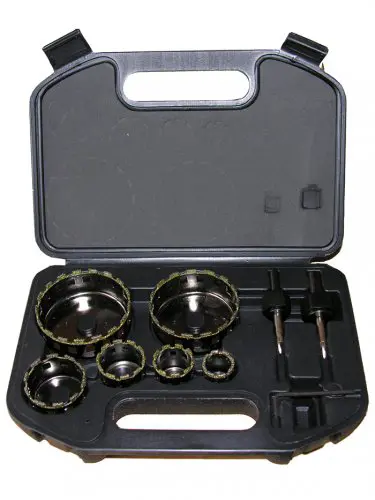 Изображение товара Набор коронок по керамограниту Энкор 9457 9 шт универсальный для сверления