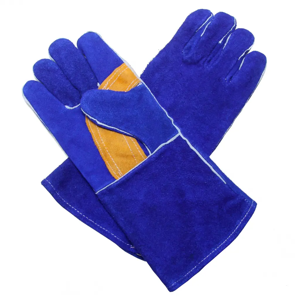 Изображение товара Краги спилковые GCRG Сапфир 00-00002239, размер единый