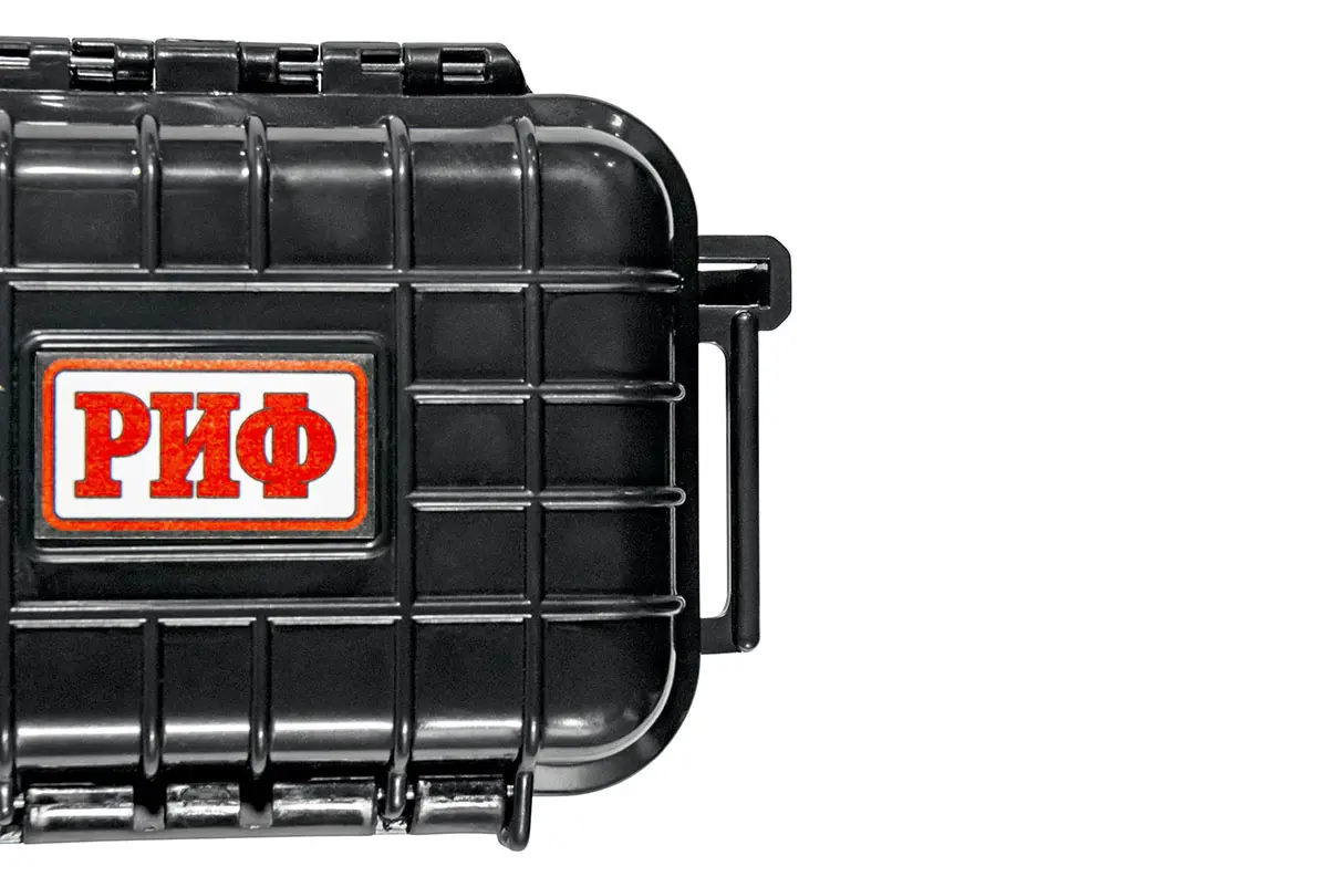 Изображение товара Защитный ударопрочный кейс РИФ WR-60 145x105x50 мм из пластика черный