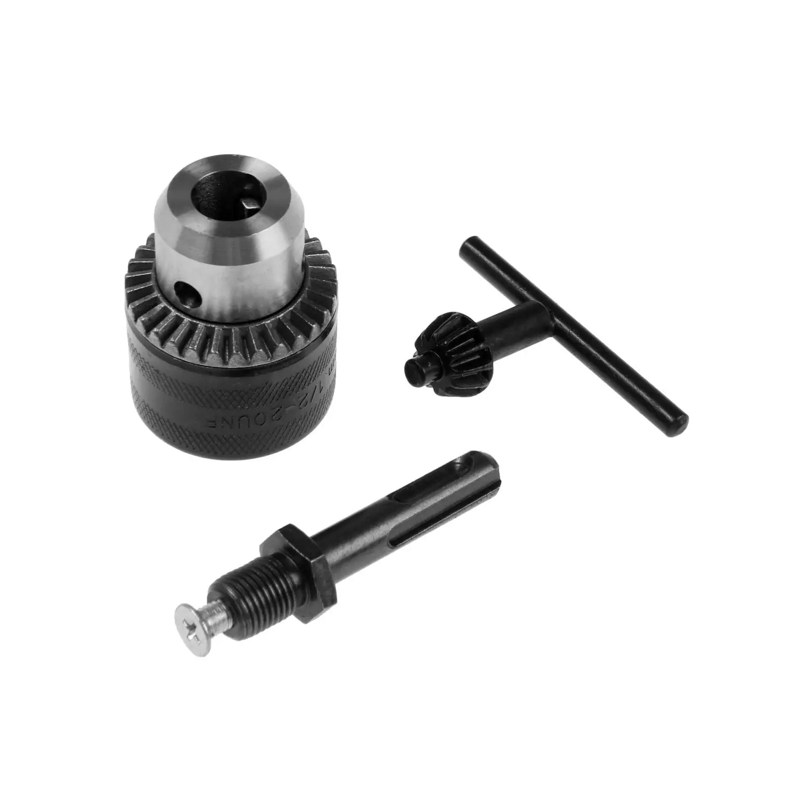 Изображение товара Патрон для дрели ТУНДРА 5189417 с переходником SDS-plus М12x1.25 1.5-13 мм