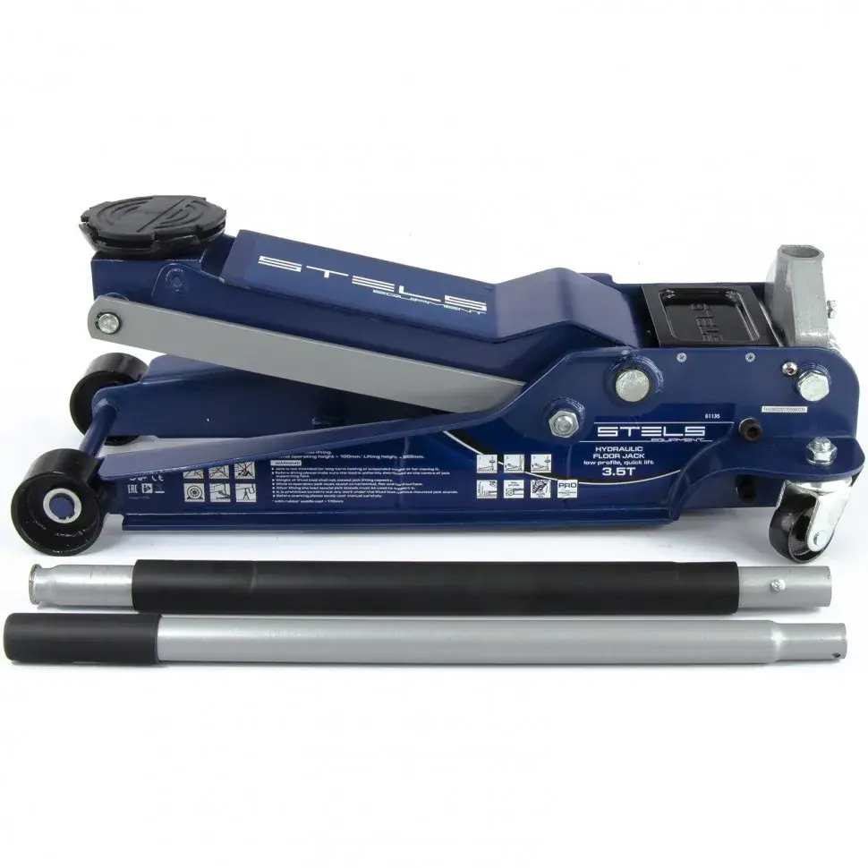Изображение товара Домкрат подкатной гидравлический Stels 51135 3,5 т до 565 мм