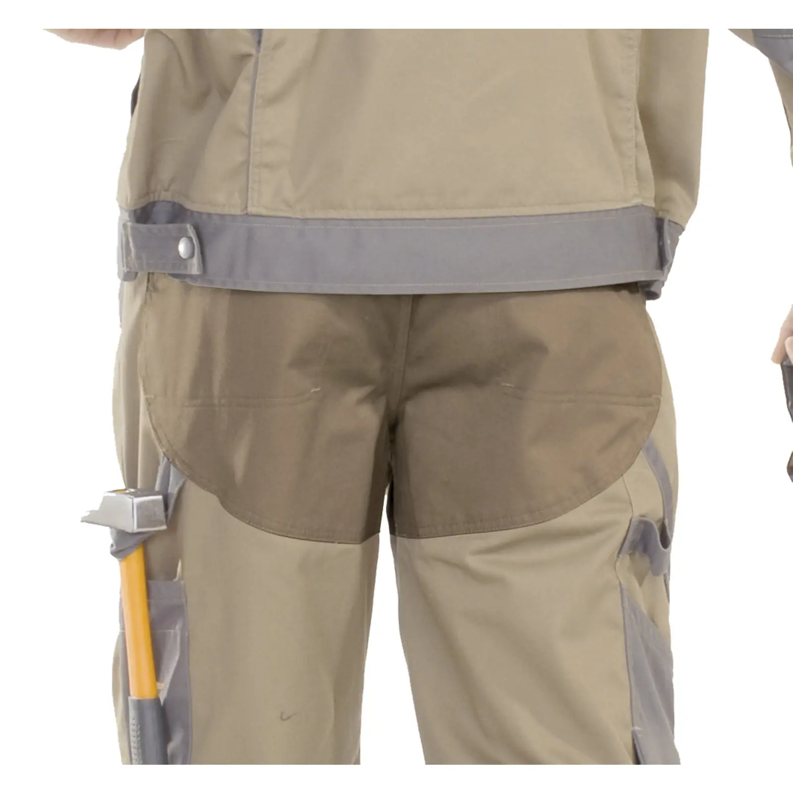 Изображение товара Брюки рабочие Delta Plus MCPANBEXG, цвет бежевый/серый, размер XL (52-54), рост (180/188)