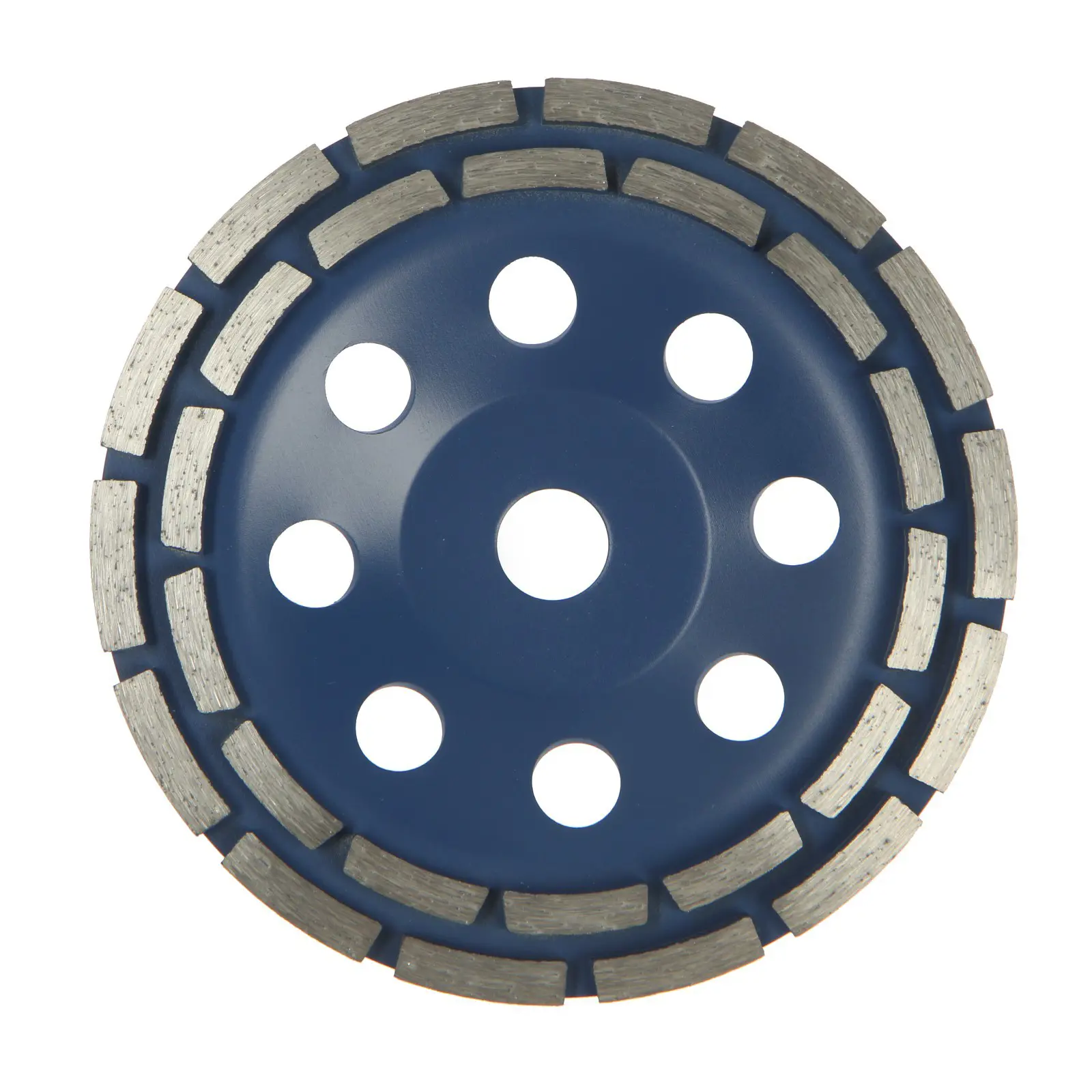 Изображение товара Алмазная двухрядная чашка Тундра 180 мм для шлифмашин