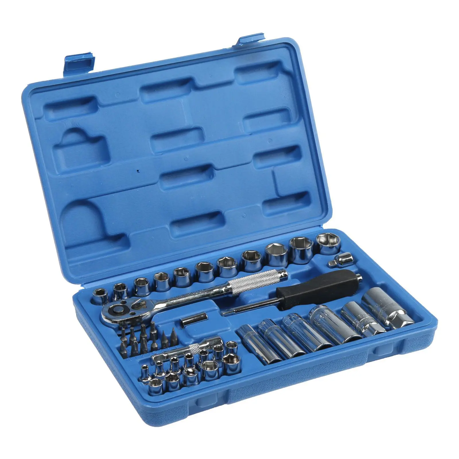 Изображение товара Набор инструментов для автомобиля Тундра 44 предмета с кейсом 881879