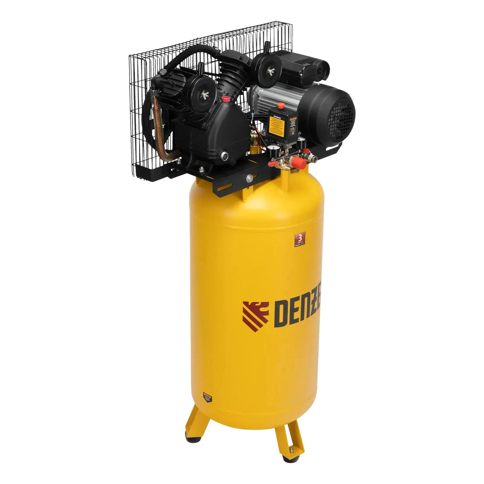 Изображение товара Компрессор ременной масляный Denzel BCV2200/100V 100 л 440 л/мин