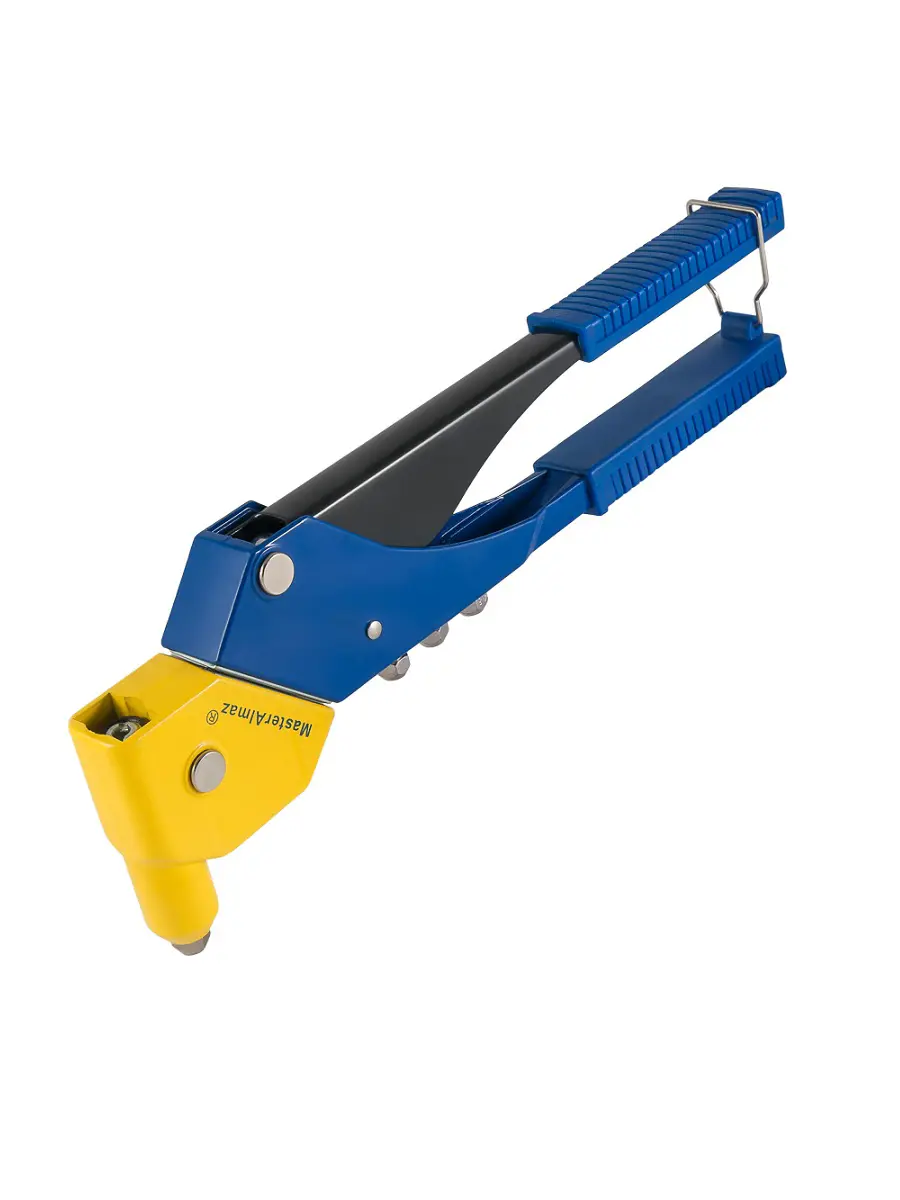Изображение товара Заклепочник Мастералмаз поворотный 180 градусов 350 мм - надежный инструмент для установки заклепок