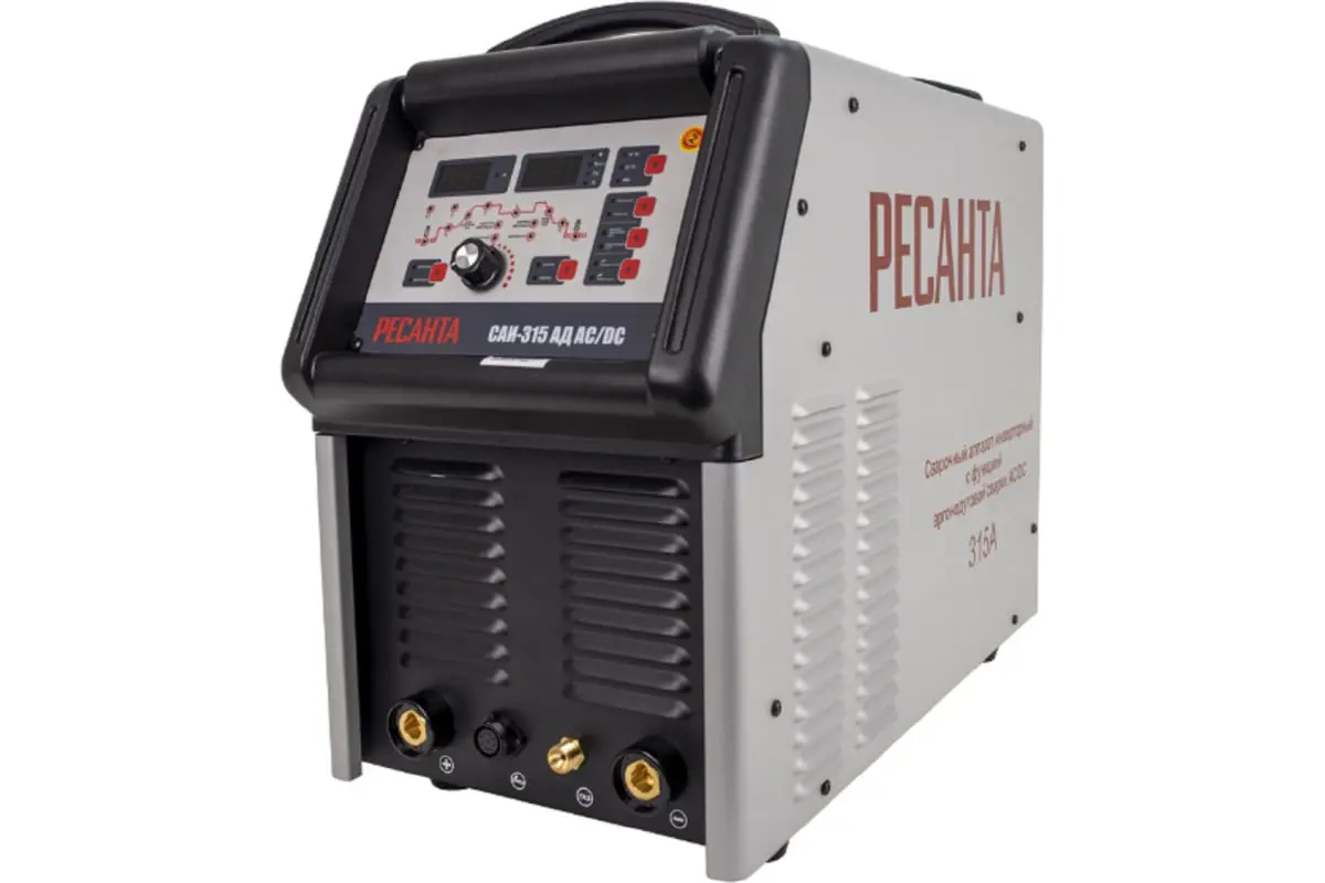 Изображение товара Сварочный аппарат инверторный Ресанта САИ-315АД, 315 А, 5 мм