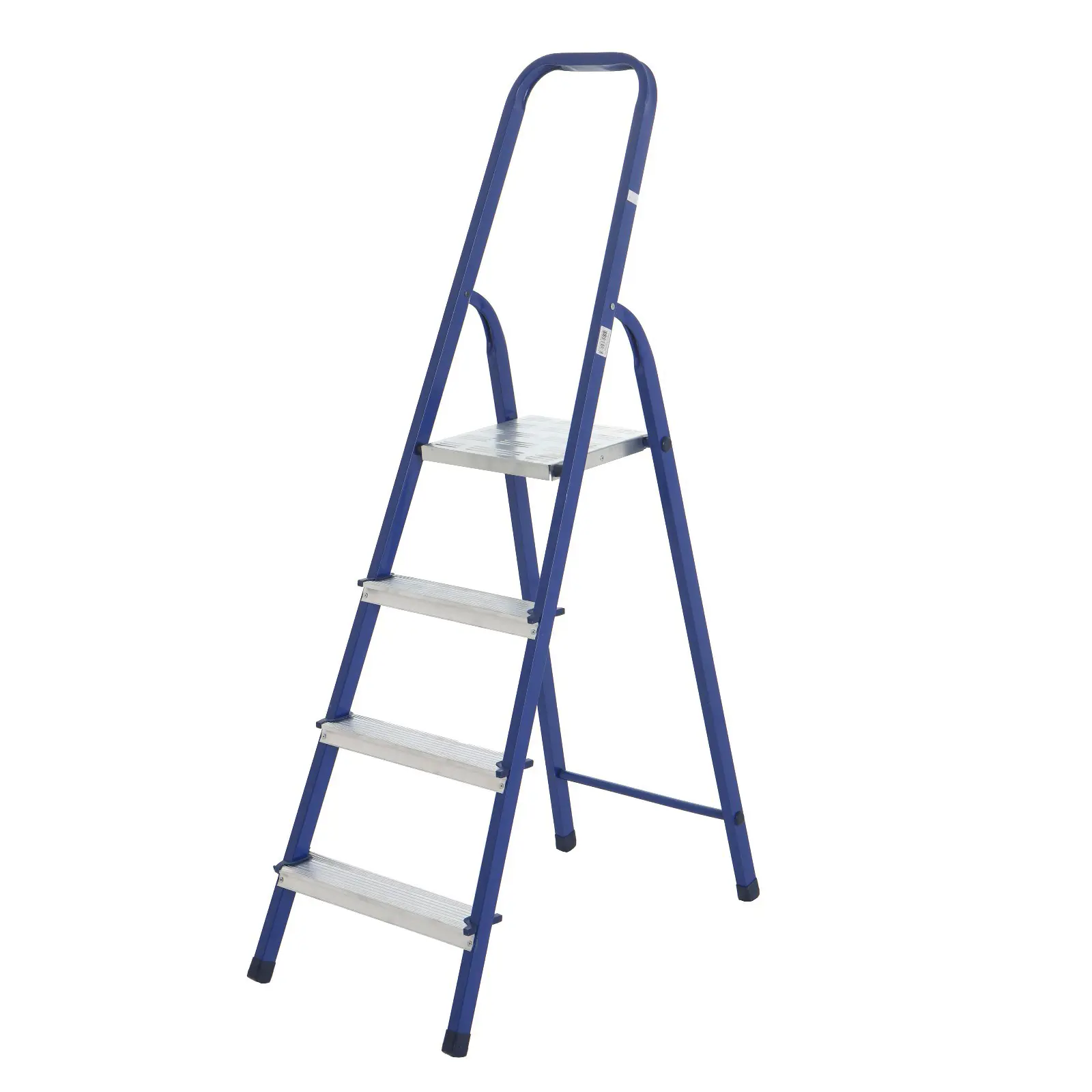 Изображение товара Стремянка алюминиевая Tundra Лайт 7533875 4 ступени, максимальная нагрузка 150 кг, диэлектрическая защита