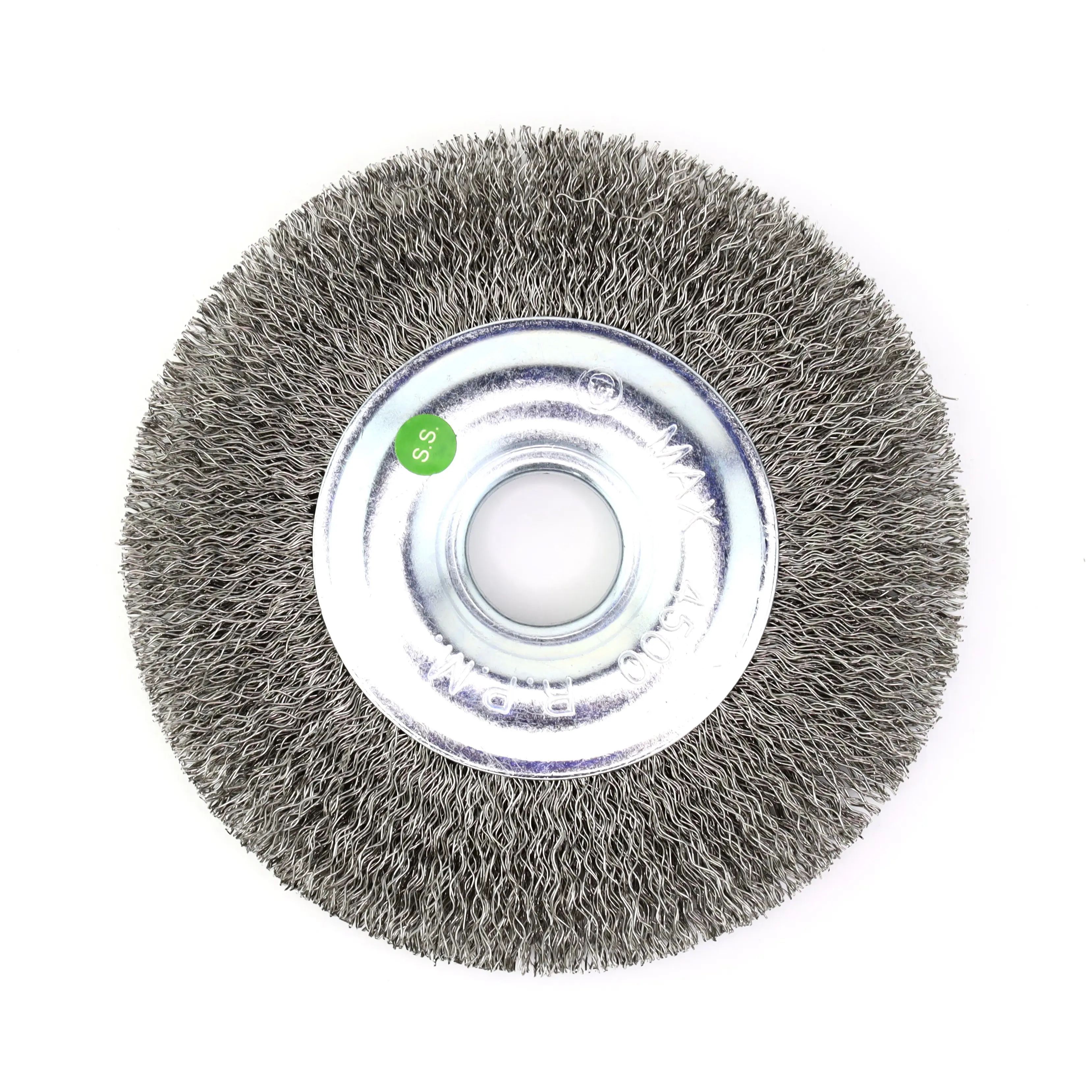 Изображение товара Кордщетка диск для УШМ Eurobrush 125 мм 22.2 мм волнистая нержавеющая сталь