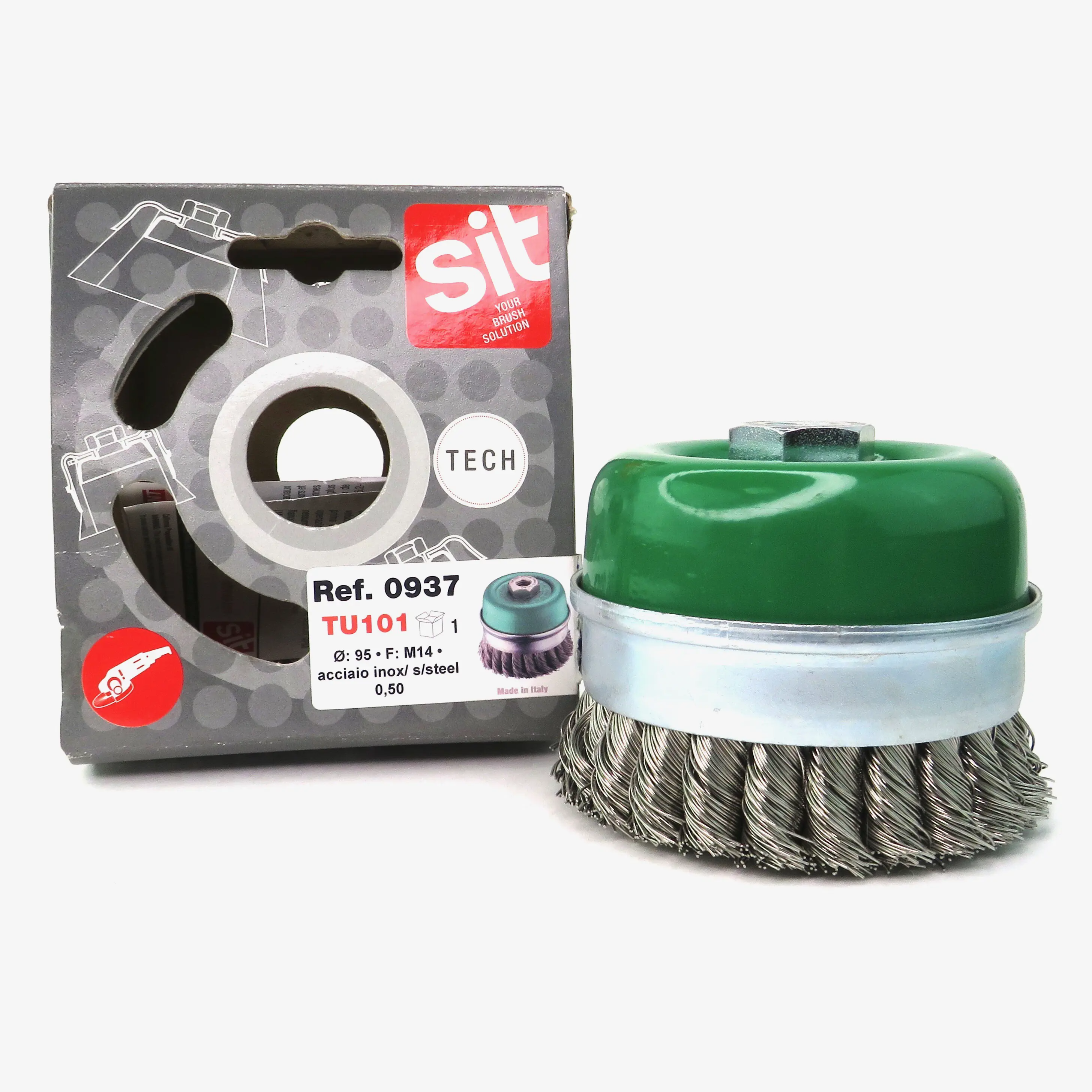 Изображение товара Кордщетка чашка для УШМ Sit 0937 M14x95 мм