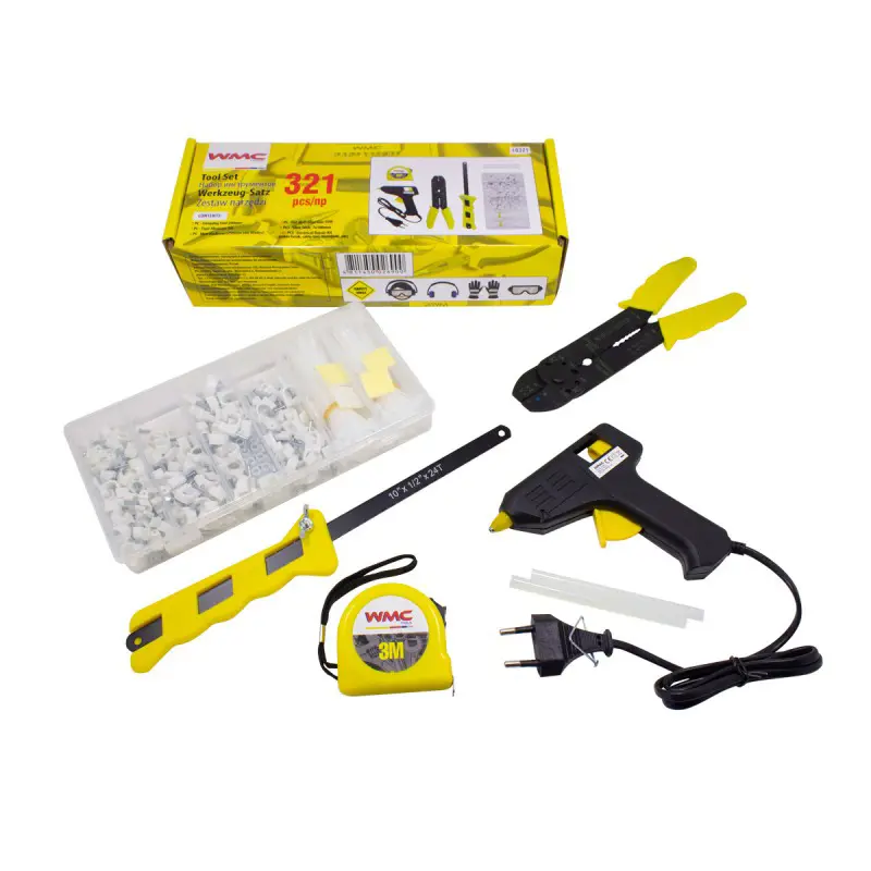 Изображение товара Набор инструментов WMC Tools WMC-10321 321 предмета с кейсом для дома и сада