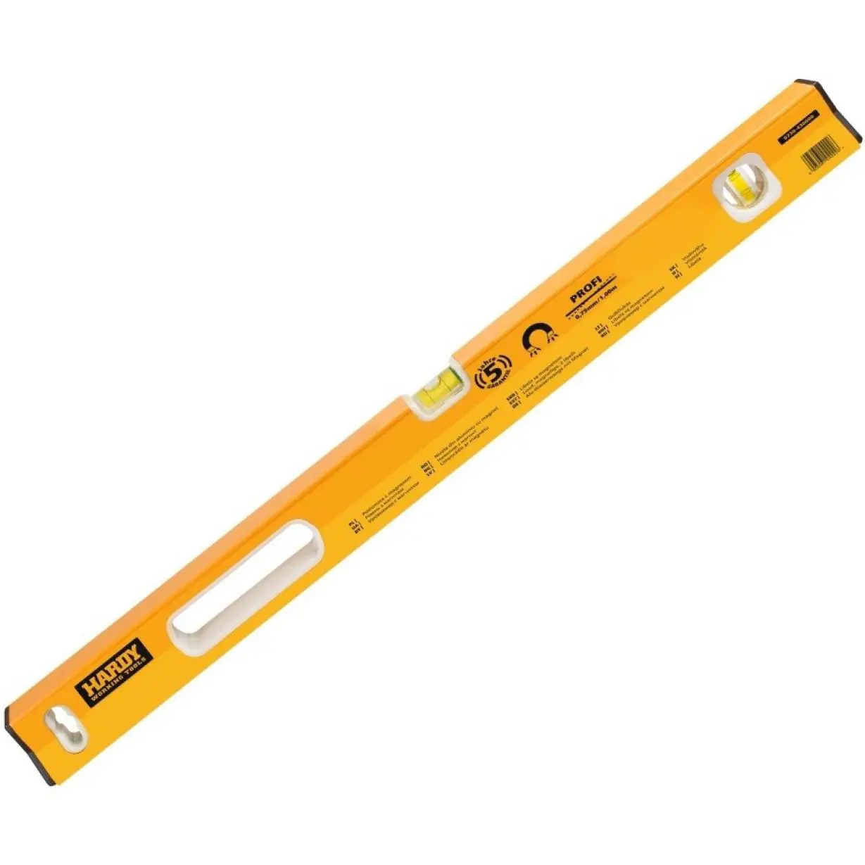 Изображение товара Пузырьковый уровень Hardy 0730-430800 800 мм с магнитом и регулируемой колбой