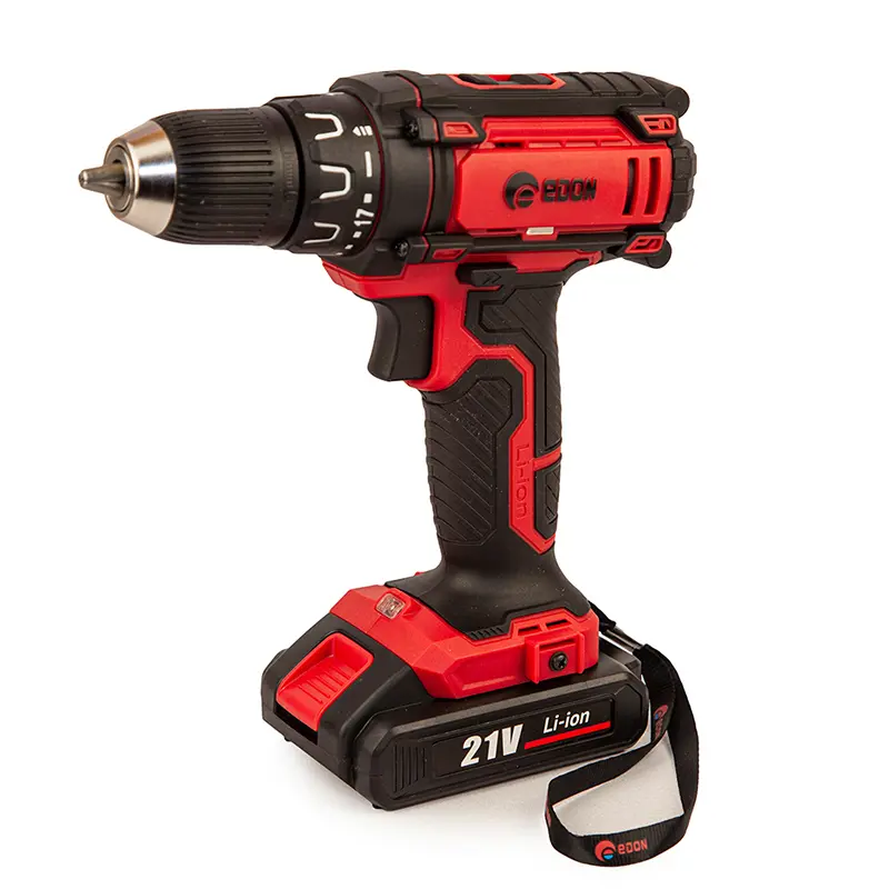 Изображение товара Дрель-шуруповерт аккумуляторная Edon AD-21A 21 В 2x2 Ач