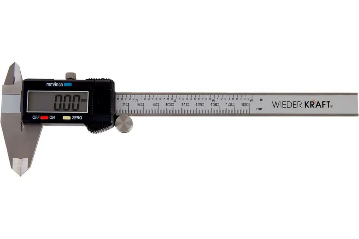 Изображение товара Цифровой штангенциркуль Wiederkraft WDK-MD15001 150 мм для точных измерений