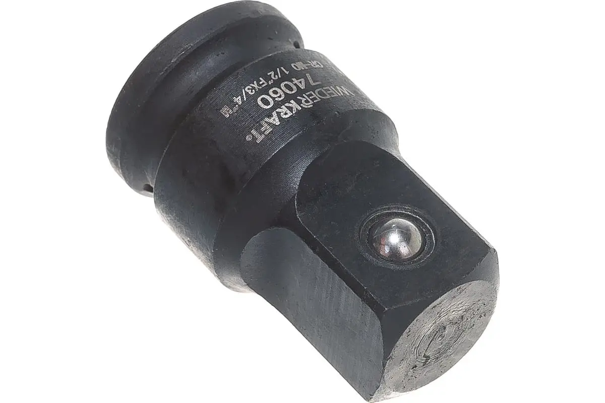 Изображение товара Переходник для торцевых головок ударный WIEDERKRAFT WDK-74060 3/4x1/2 100 мм