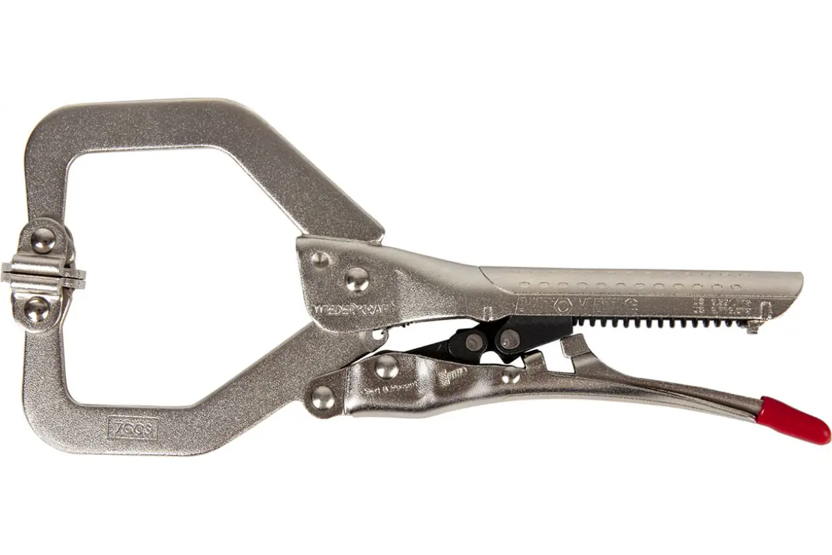 Изображение товара Клещи зажимные С-образные Wiederkraft WDK-65036AUTO 230 мм захват до 178 мм