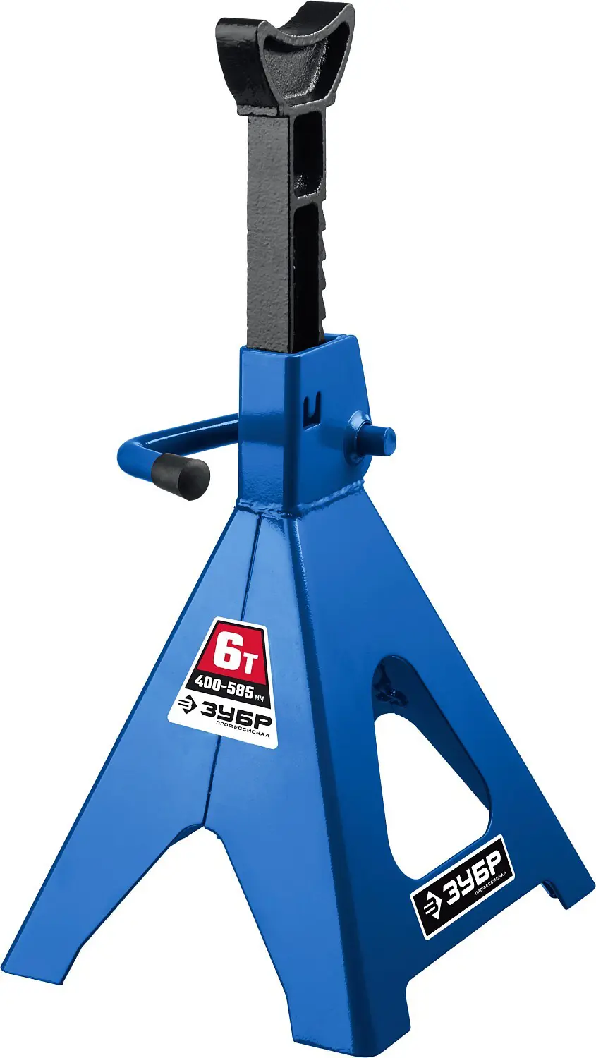 Изображение товара Подставка под автомобиль механическая Зубр Профессионал 43065-6 до 6 т, 400-585 мм