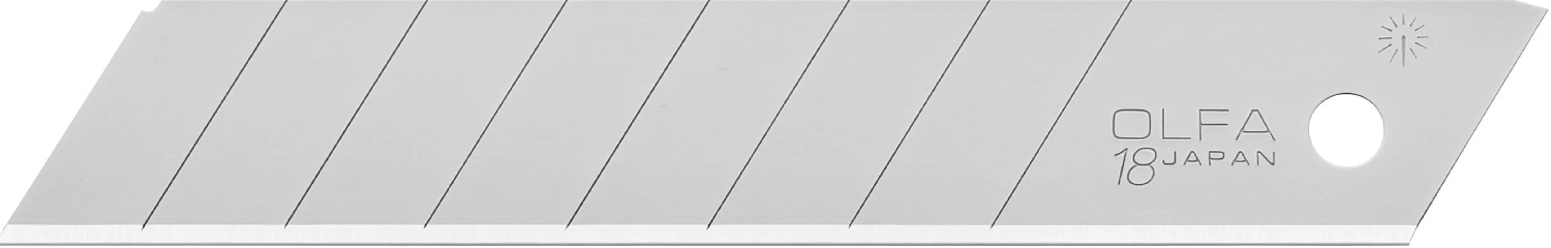 Изображение товара Лезвие сменное для ножа Olfa OL-LB-10 сегментированное 18 мм, 10 шт